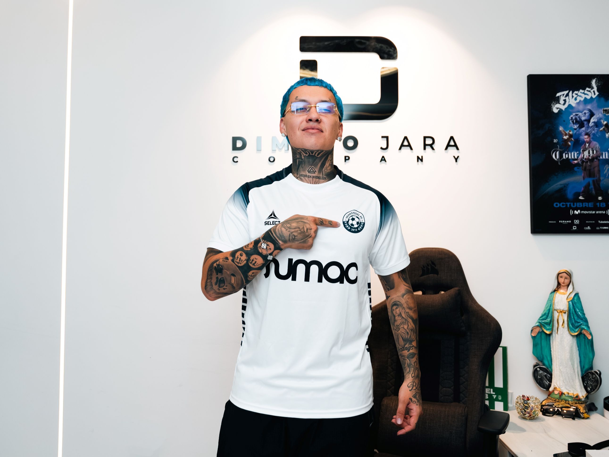 Cantante colombiano Blessd.