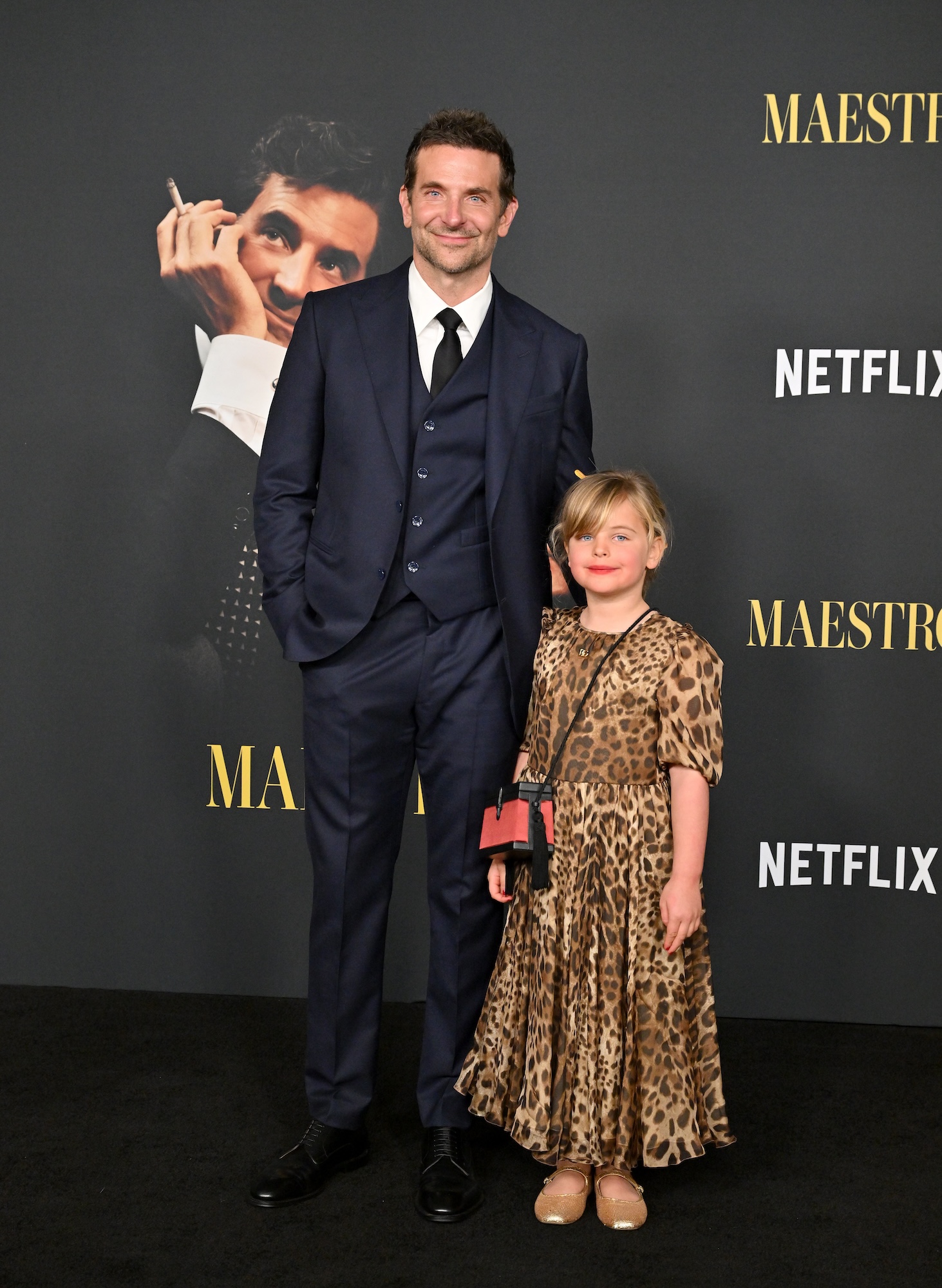 Bradley Cooper Attends Eagles Game Alongside Daughter