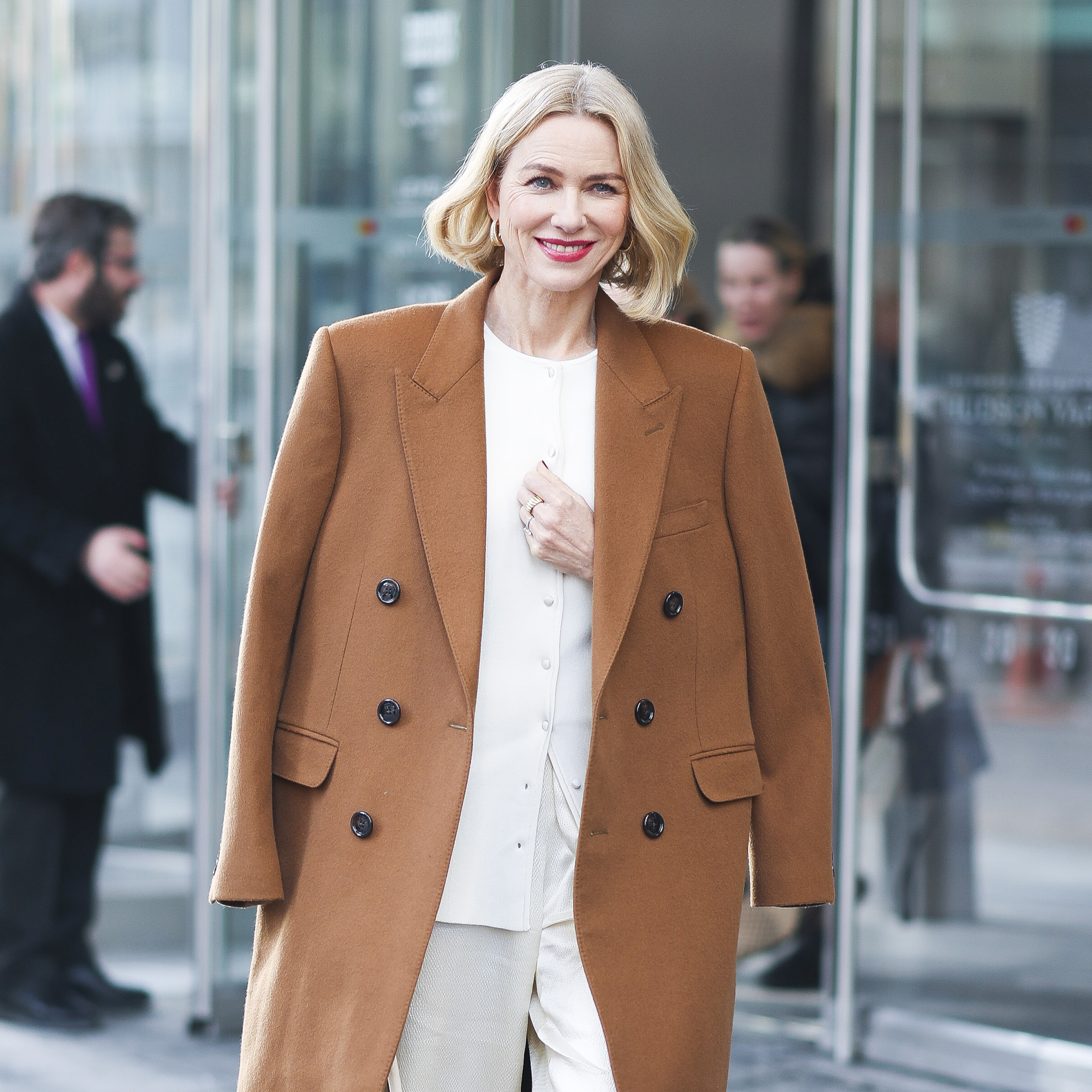 Naomi Watts seen in Hudson Yards on January 21, 2025 in New York City.