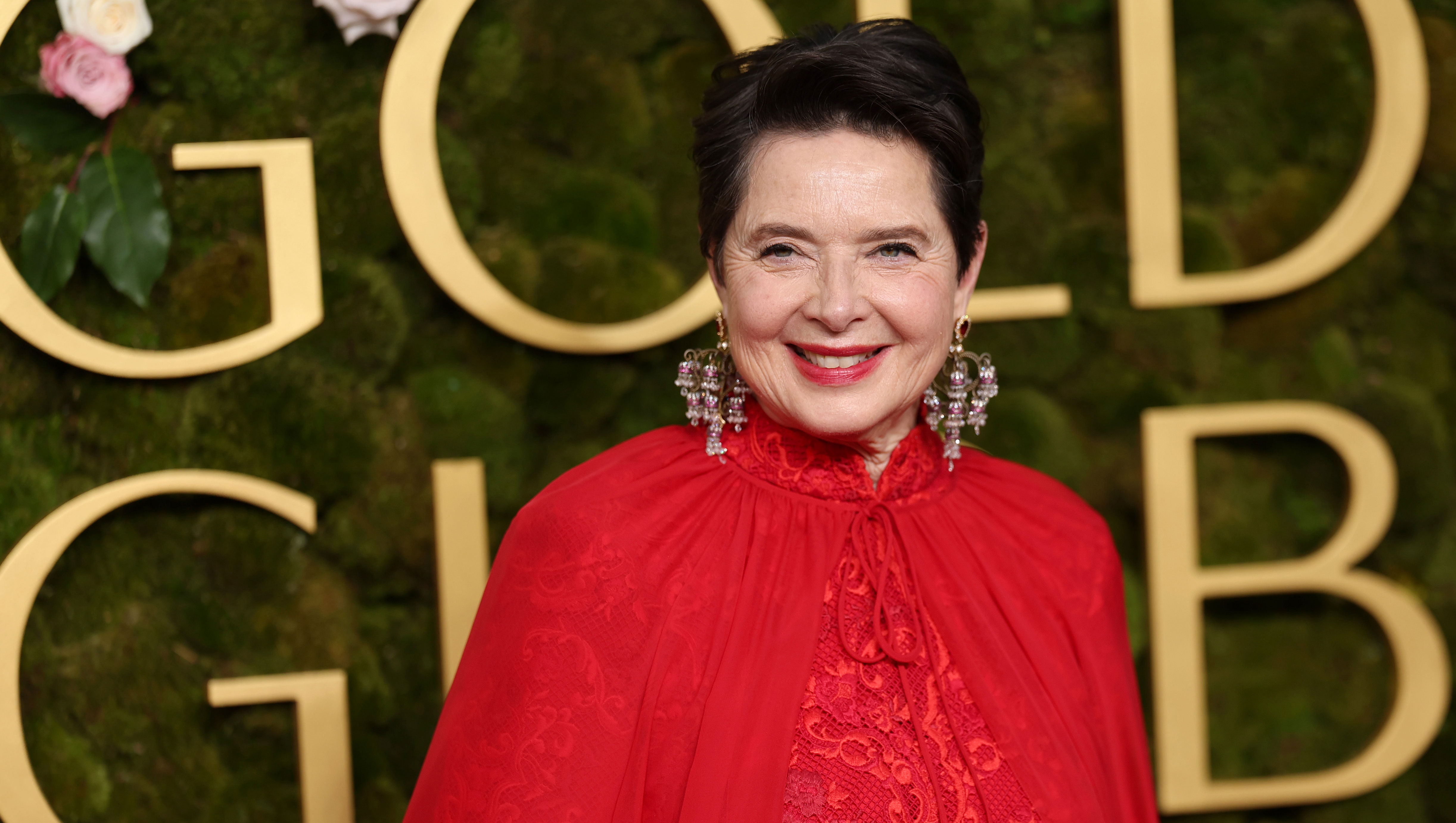 BEVERLY HILLS, CALIFORNIA - JANUARY 05: Isabella Rossellini attends the 82nd Annual Golden Globe Awards at The Beverly Hilton on January 05, 2025 in Beverly Hills, California. (Photo by Matt Winkelmeyer/WireImage)