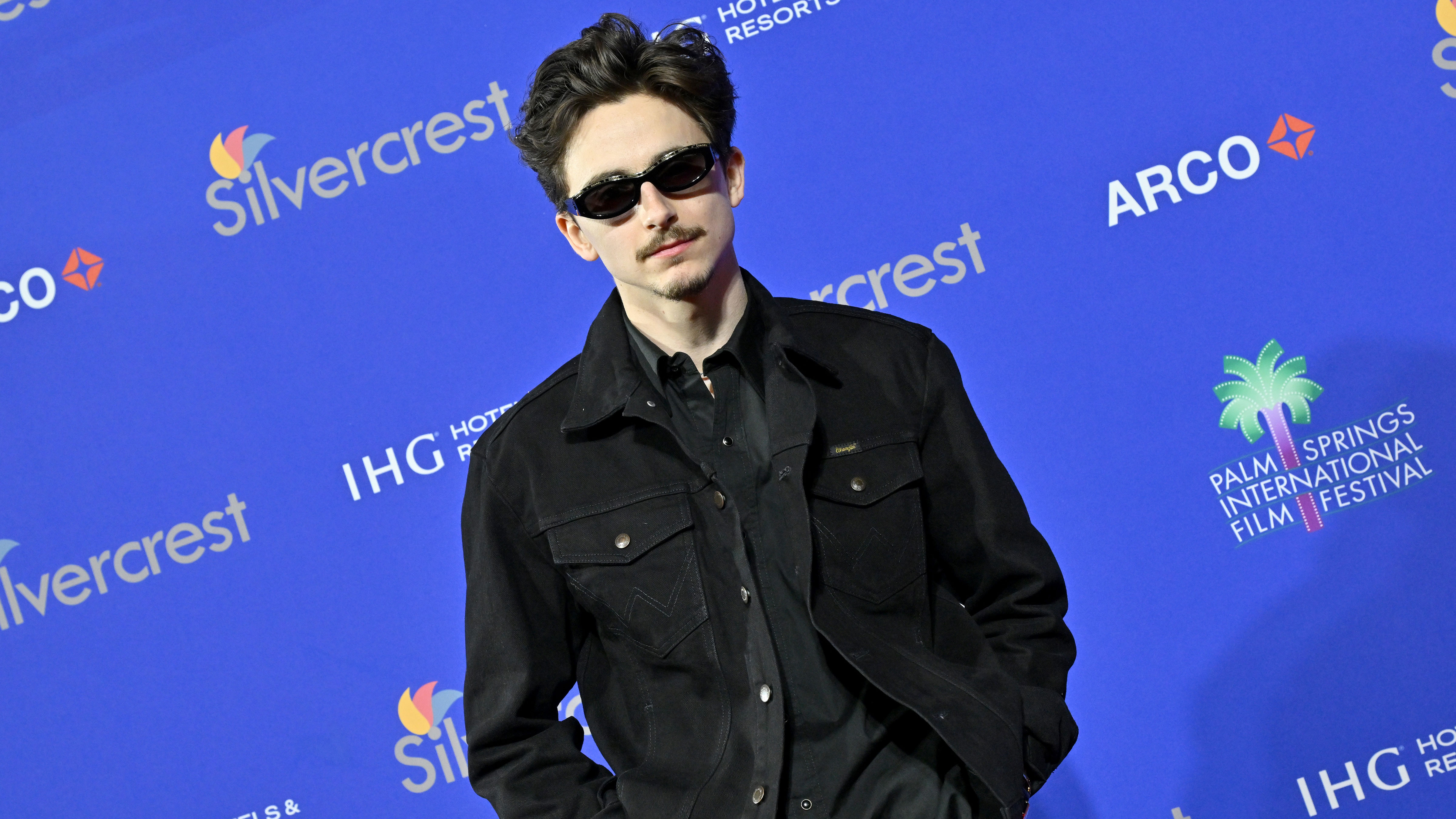 PALM SPRINGS, CALIFORNIA - JANUARY 03: Timothée Chalamet attends the 36th Annual Palm Springs International Film Festival Film Awards at Palm Springs Convention Center on January 03, 2025 in Palm Springs, California. (Photo by Axelle/Bauer-Griffin/FilmMagic)