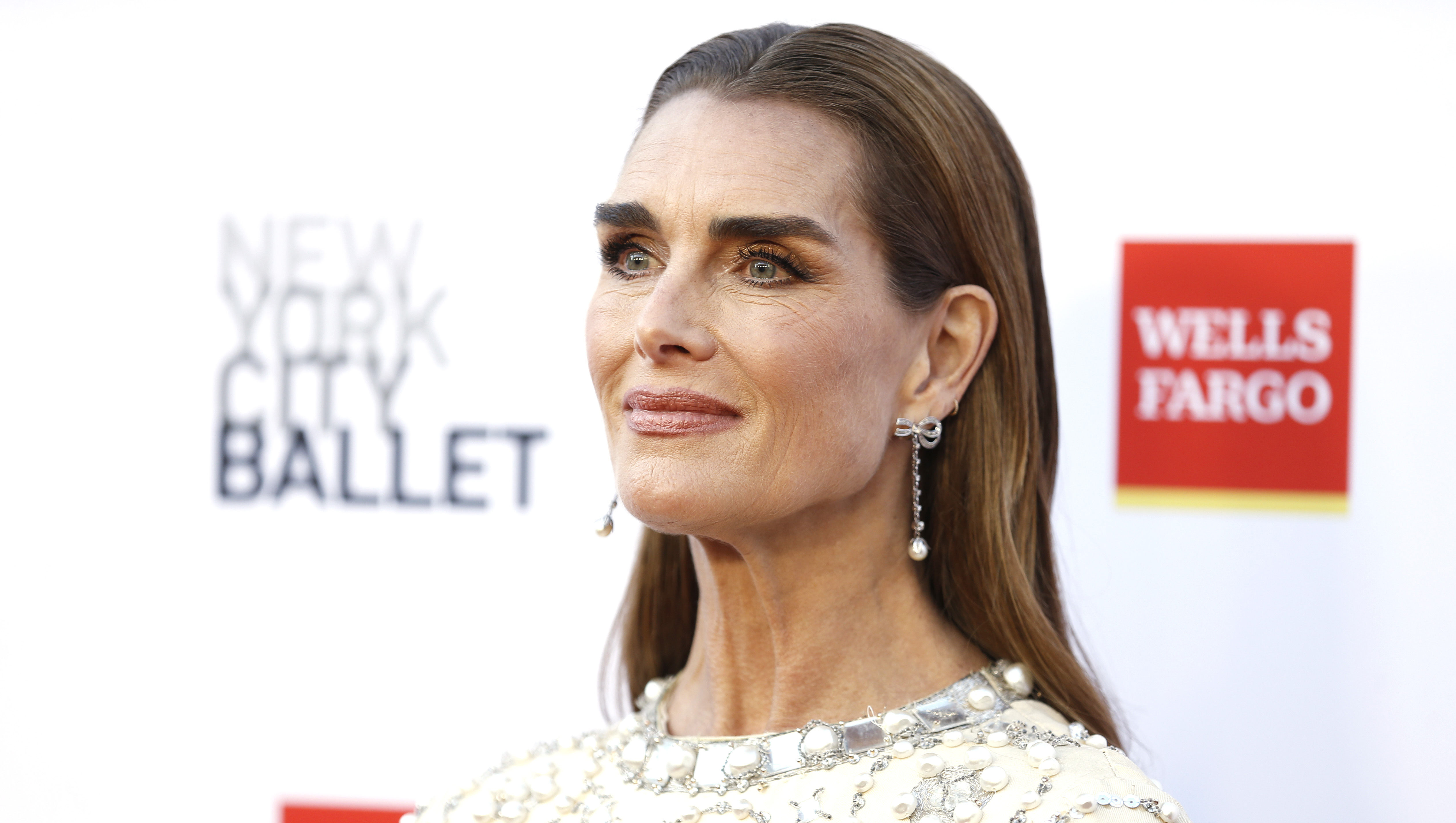 NEW YORK, NEW YORK - OCTOBER 09: Brooke Shields attends the New York City Ballet 2024 Fall Fashion Gala at David H. Koch Theater at Lincoln Center on October 09, 2024 in New York City. (Photo by John Lamparski/Getty Images)