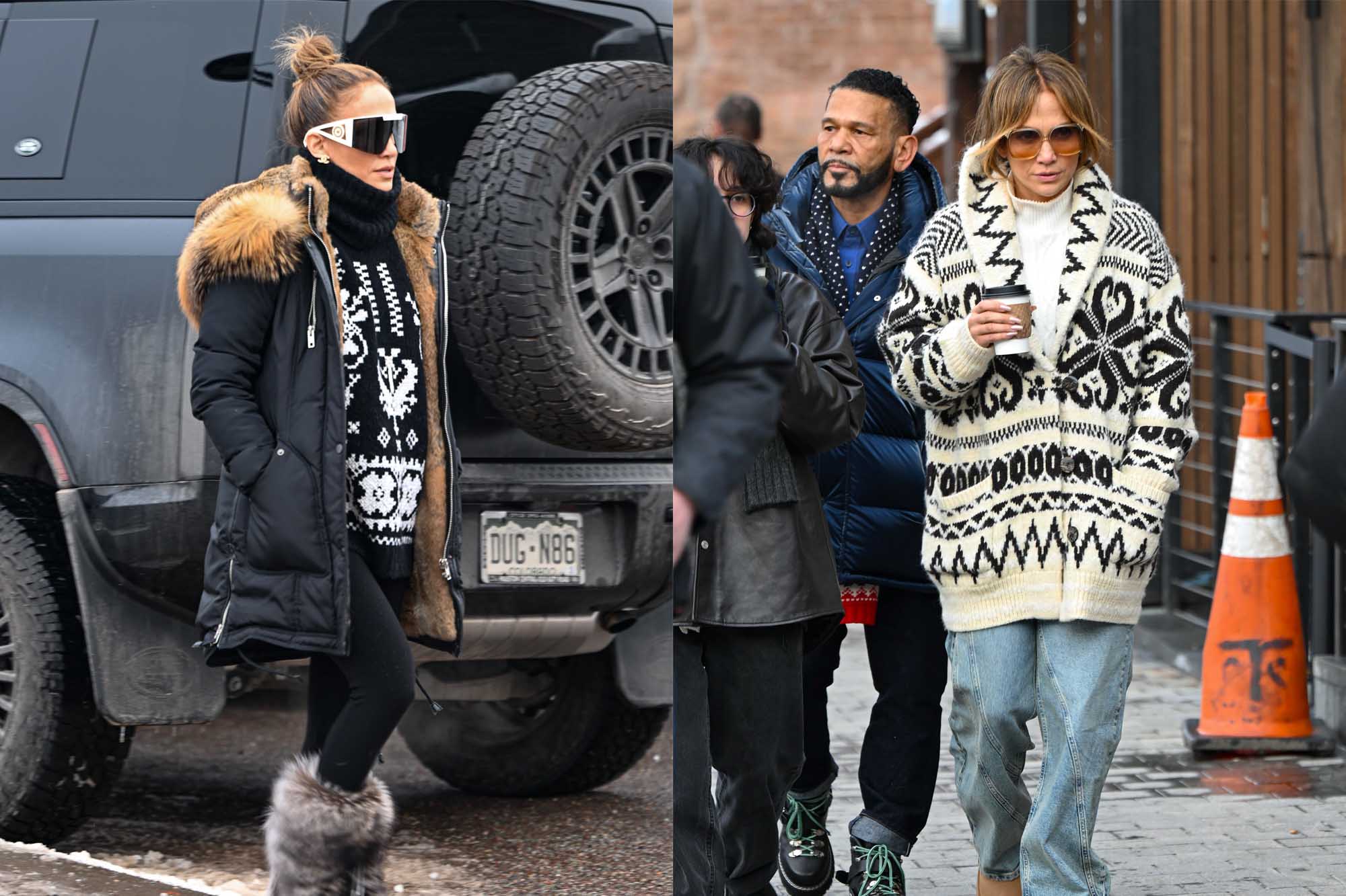 Jennifer Lopez Cold-Weather Outerwear