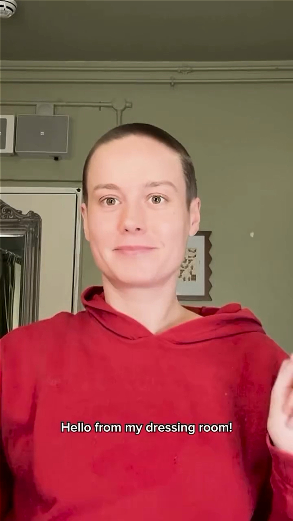 Brie Larson Shows Off Shaved Head During 'Rigorous' West End Play Rehearsals