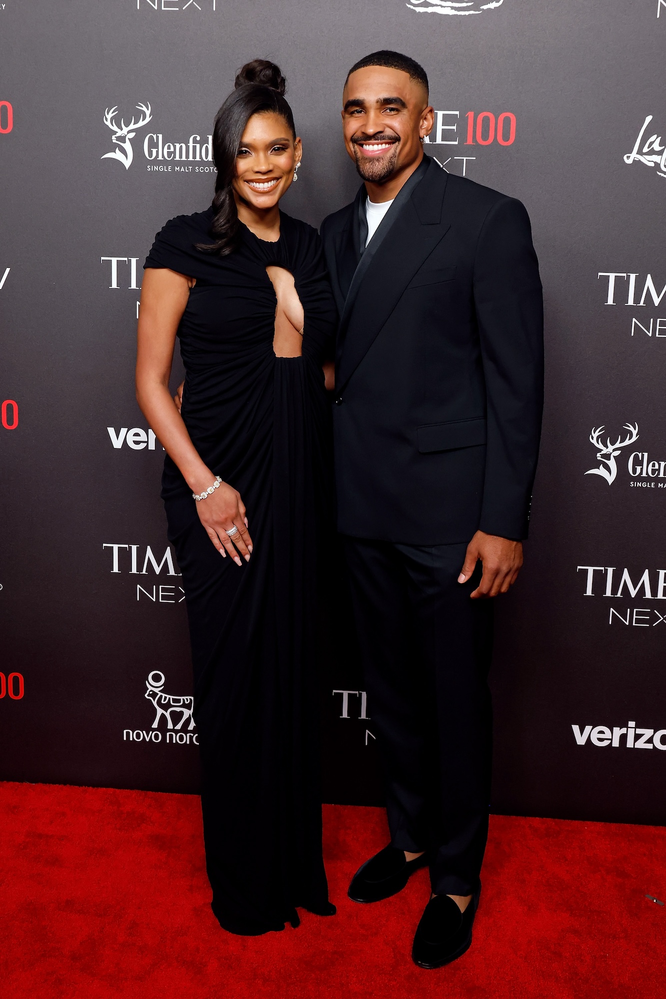 Bry Burrows and Jalen Hurts