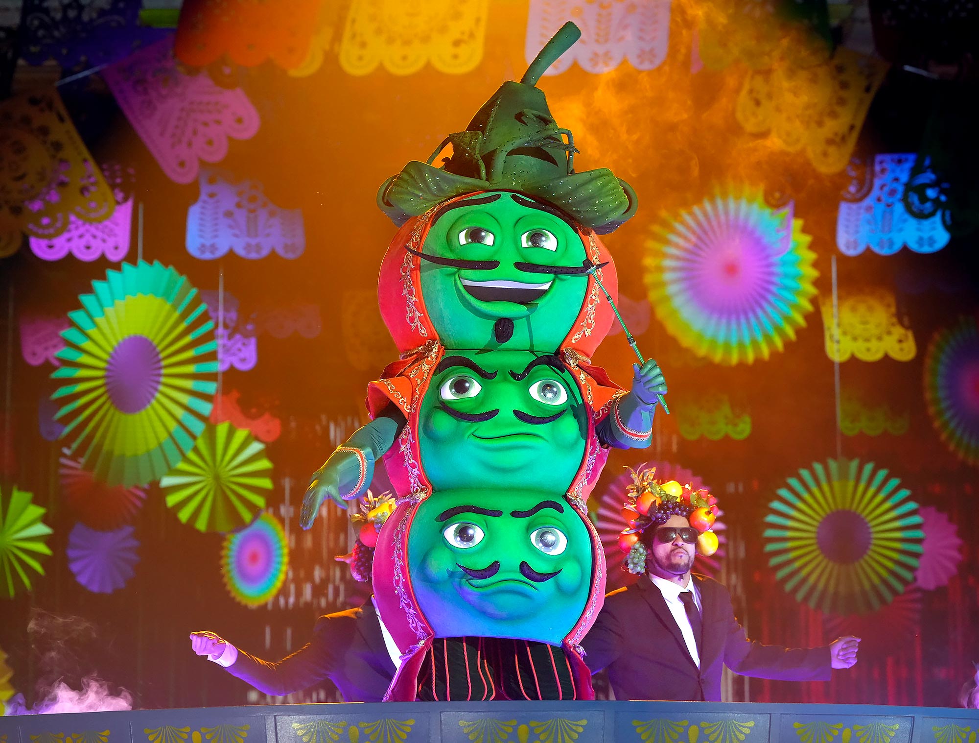 How Fuzzy Peas Athletic Past Prepared Him for The Masked Singer