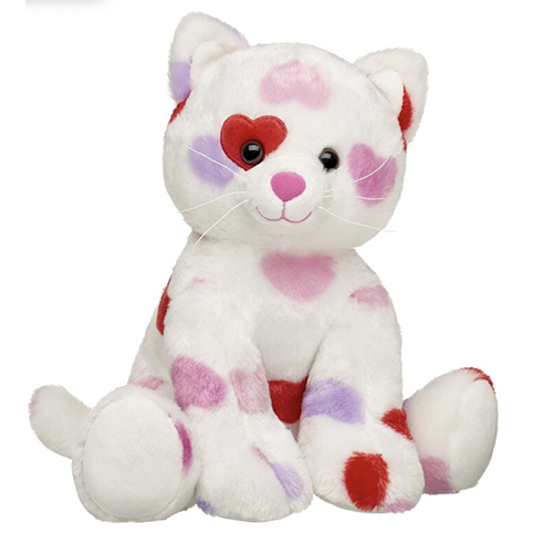 Build-A-Bear Be Mine Valentine Cat Plush