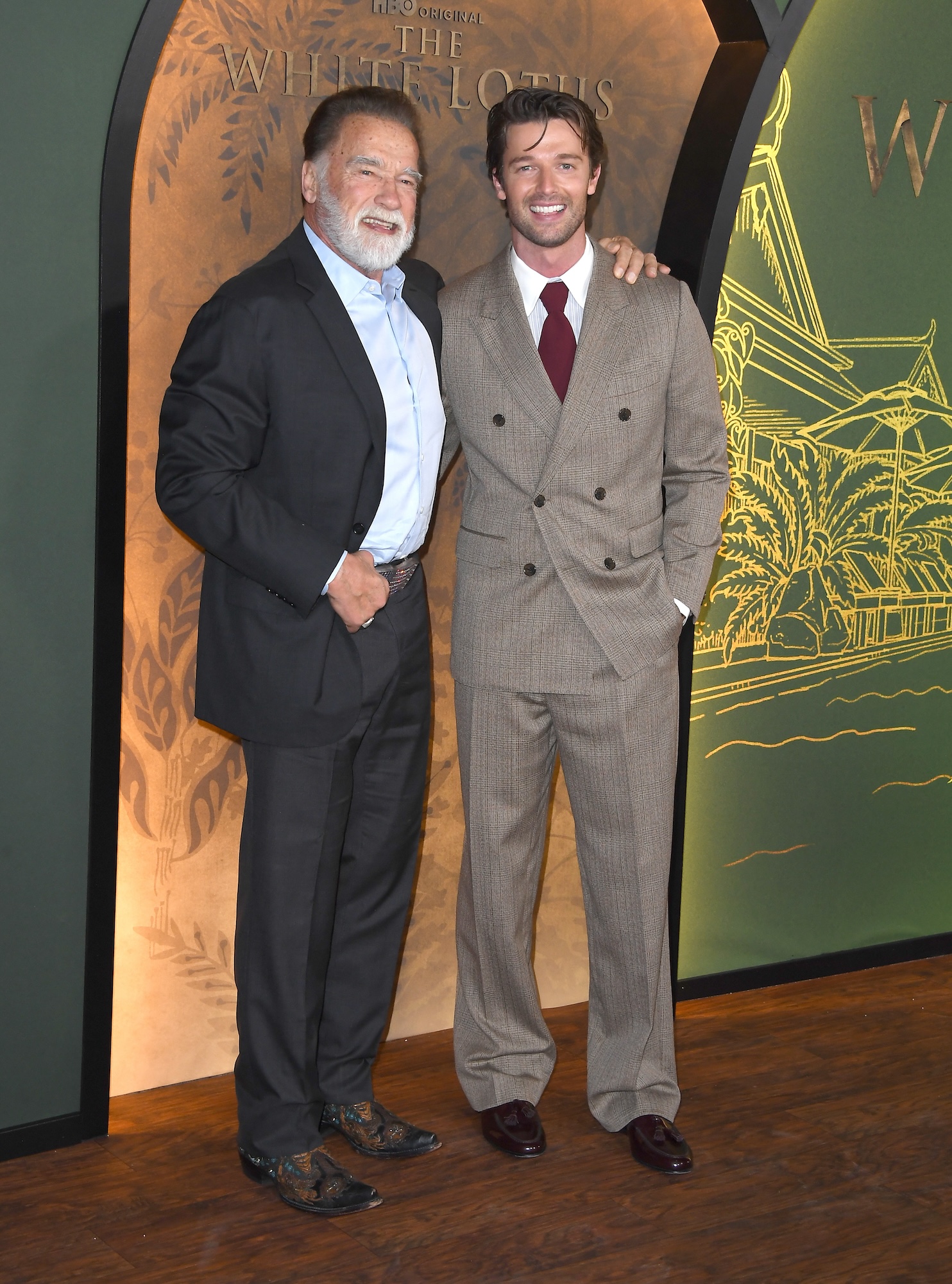 Arnold Schwarzenegger Reacts to Son Patrick’s Nude Scene in ‘White Lotus'