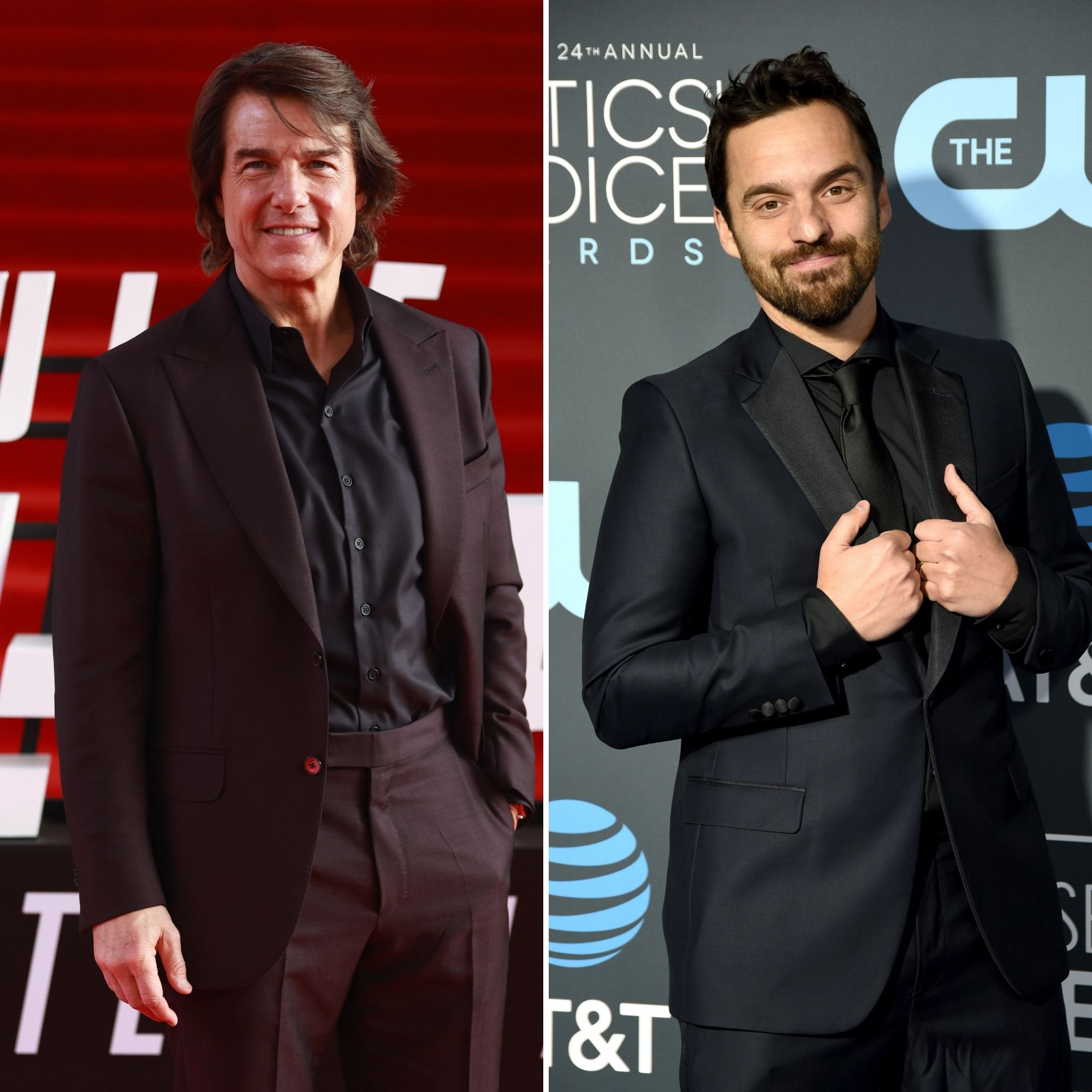 Tom Cruise and Jake Johnson