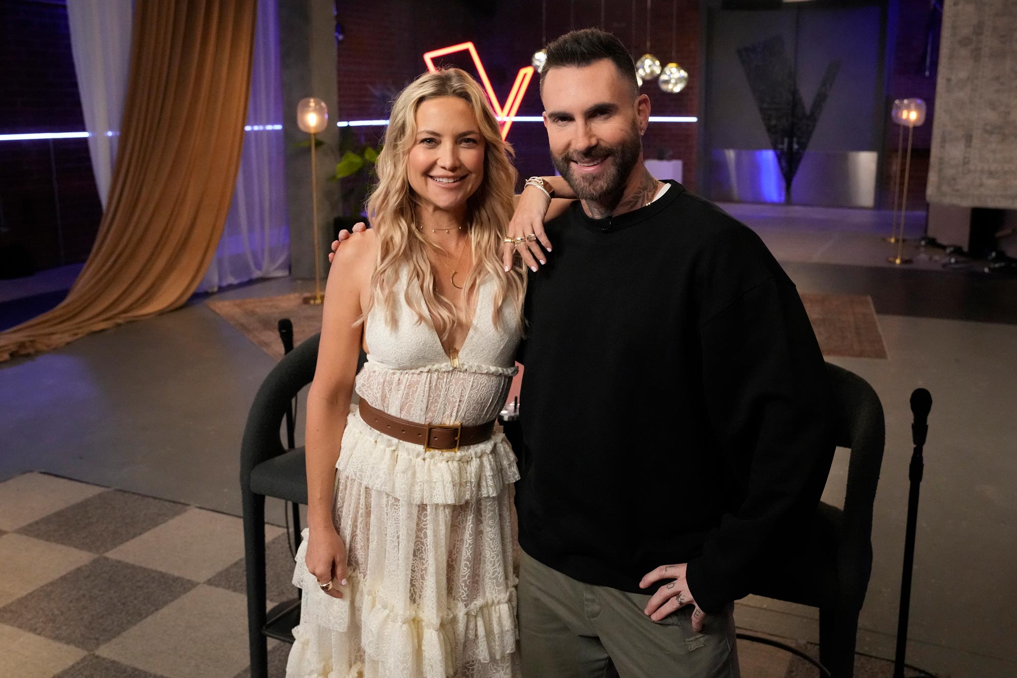 Adam Levine and Kate Hudsons Friendship Explained During The Voice Battle Rounds