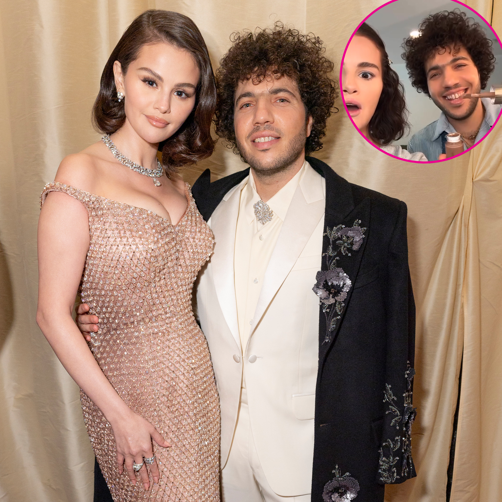 Benny Blanco Does Selena Gomez s Makeup