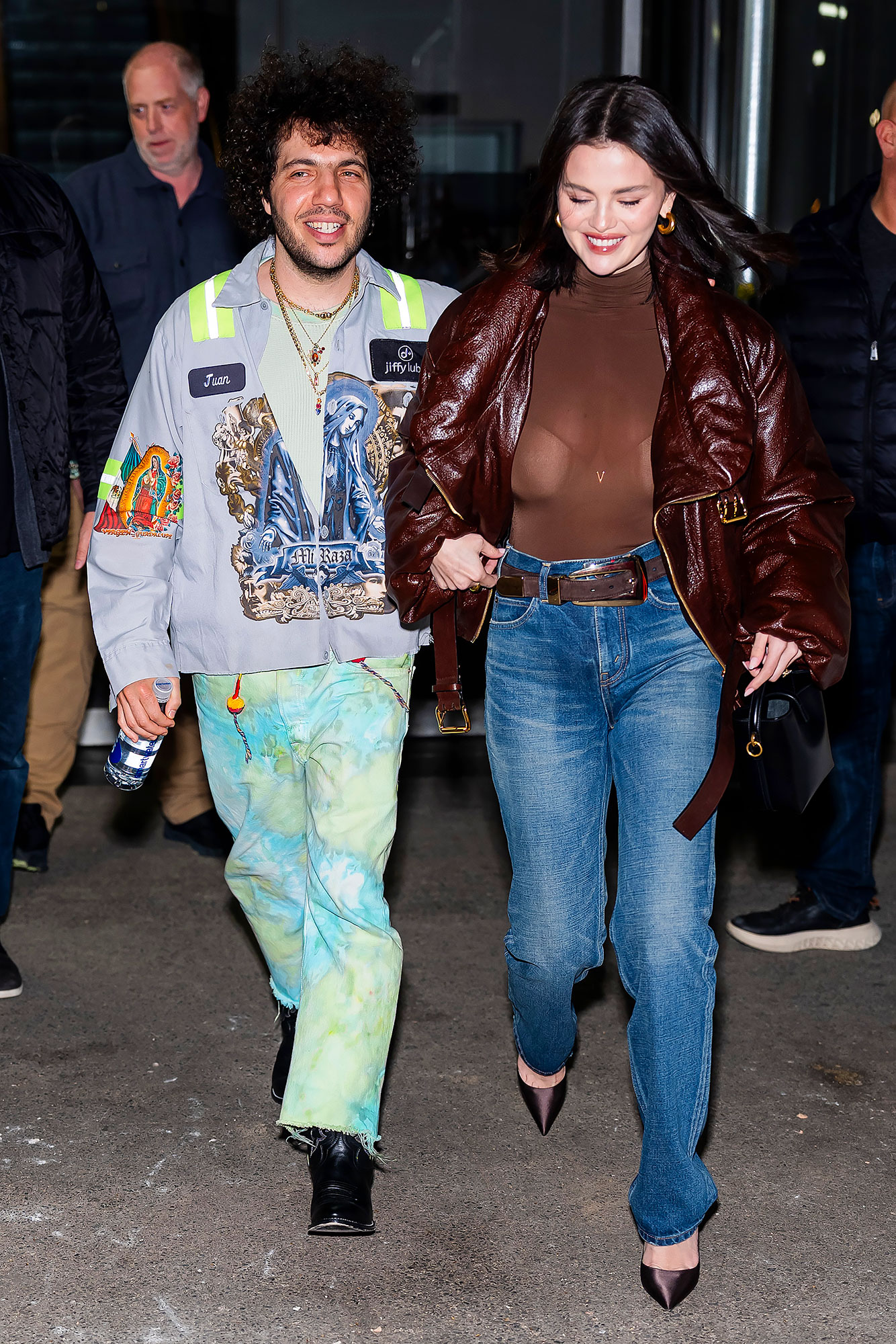 Feature Selena Gomez Rocks Sheer Top on Date Night With Benny Blanco