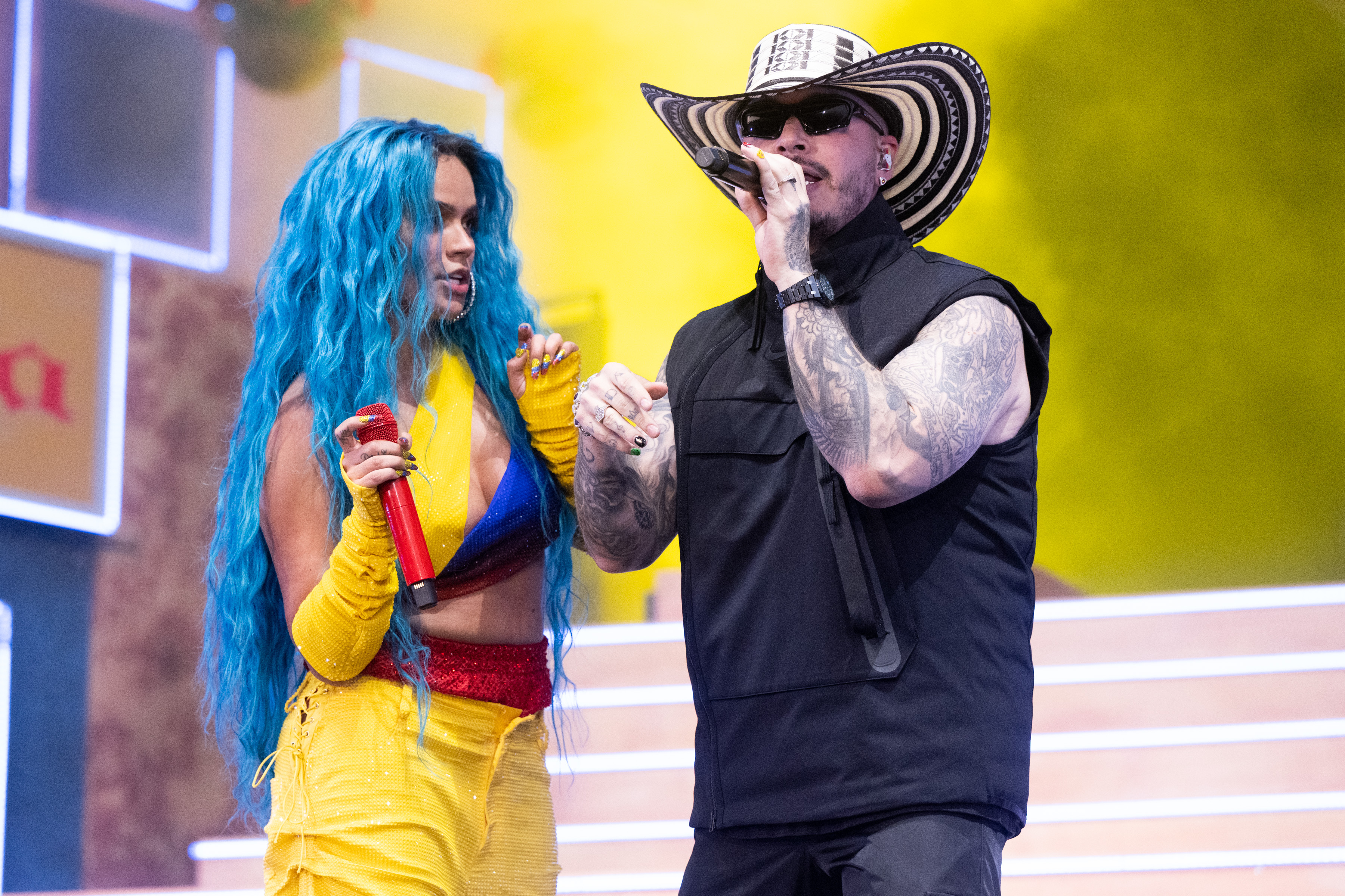 Karol G y J Balvin