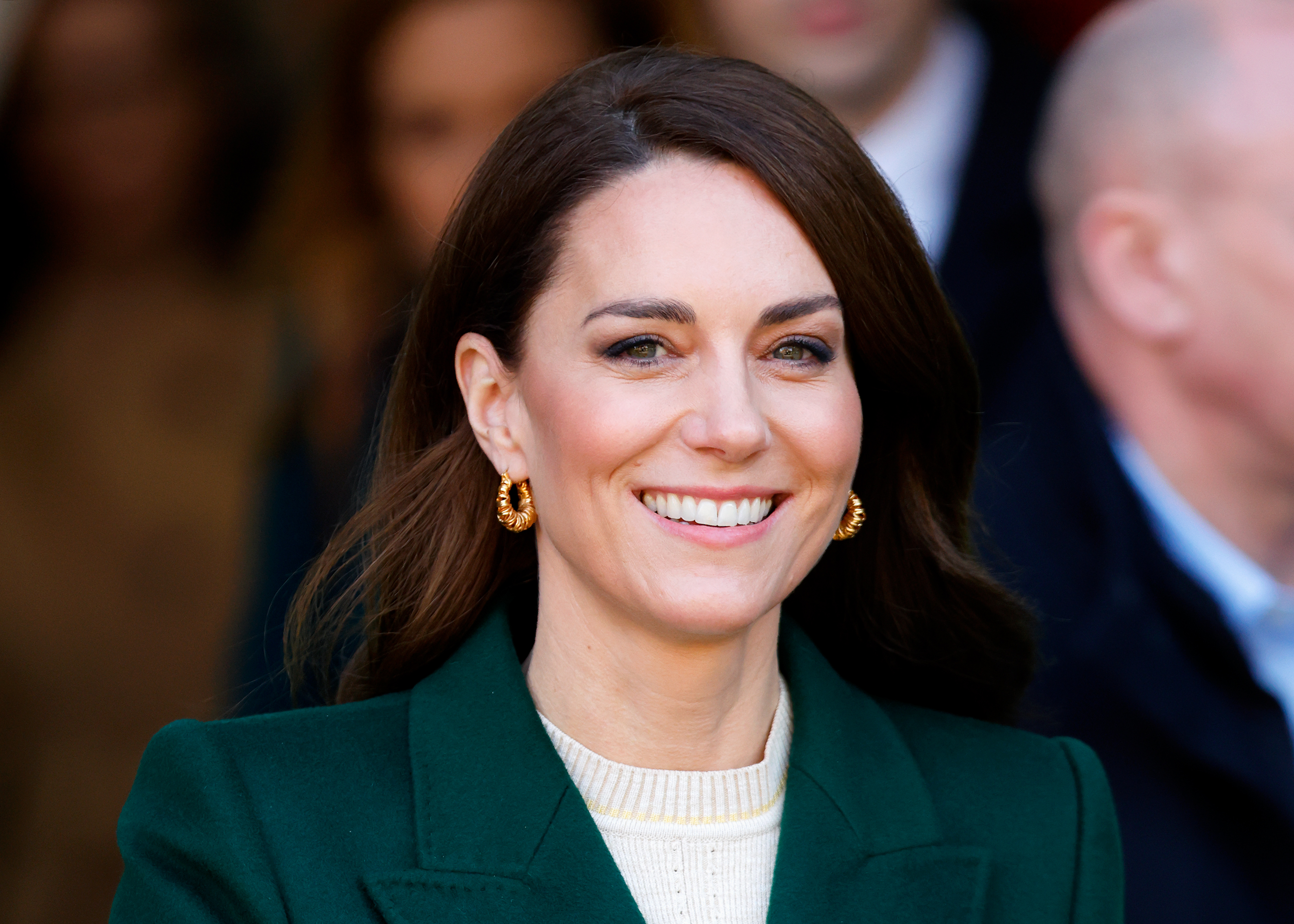 kate middleton in green blazer