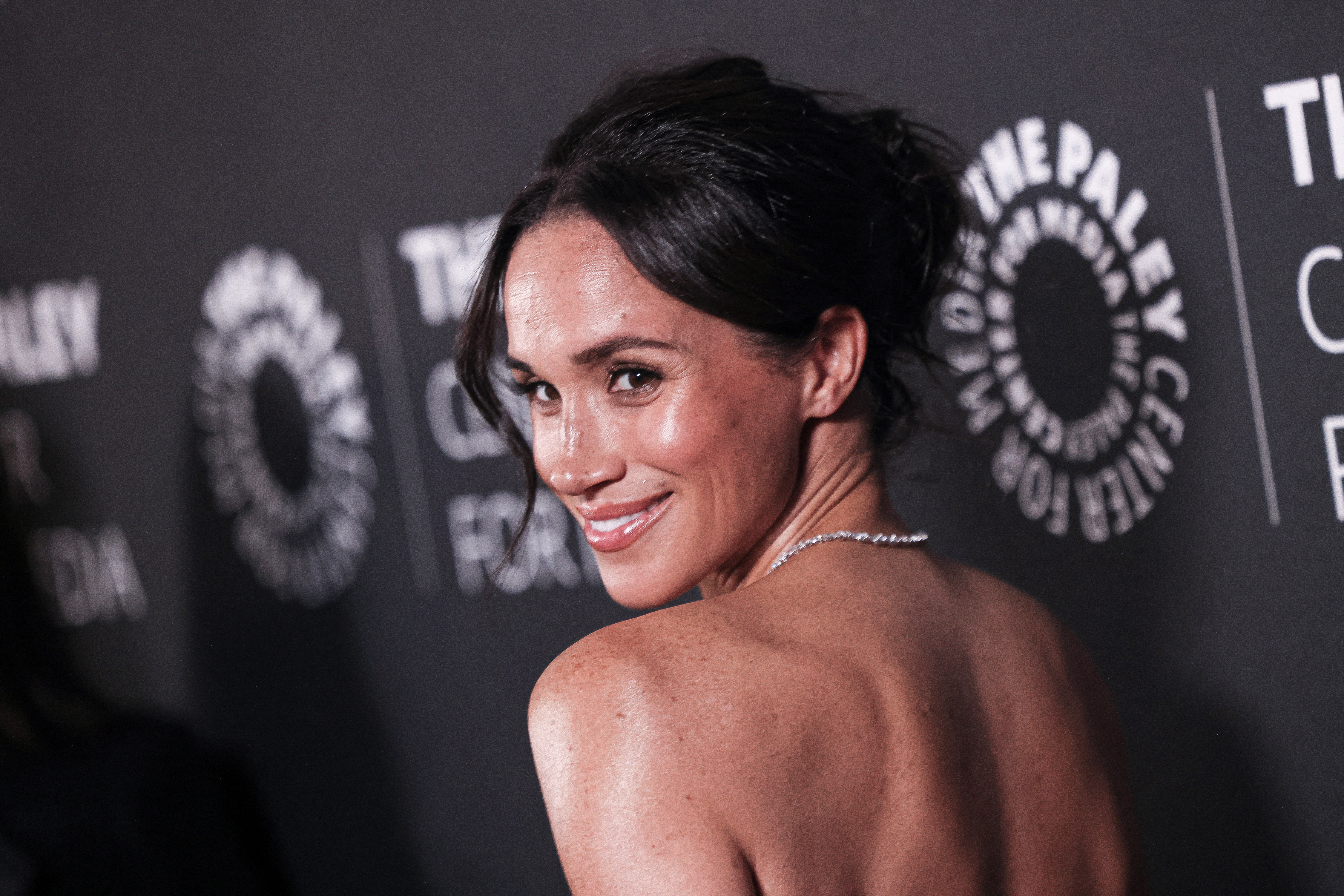 Meghan, Duchess of Sussex arrives for The Paley Center for Media gala honoring actor and director Tyler Perry, at the Beverly Wilshire Hotel in Beverly Hills on December 4, 2024.