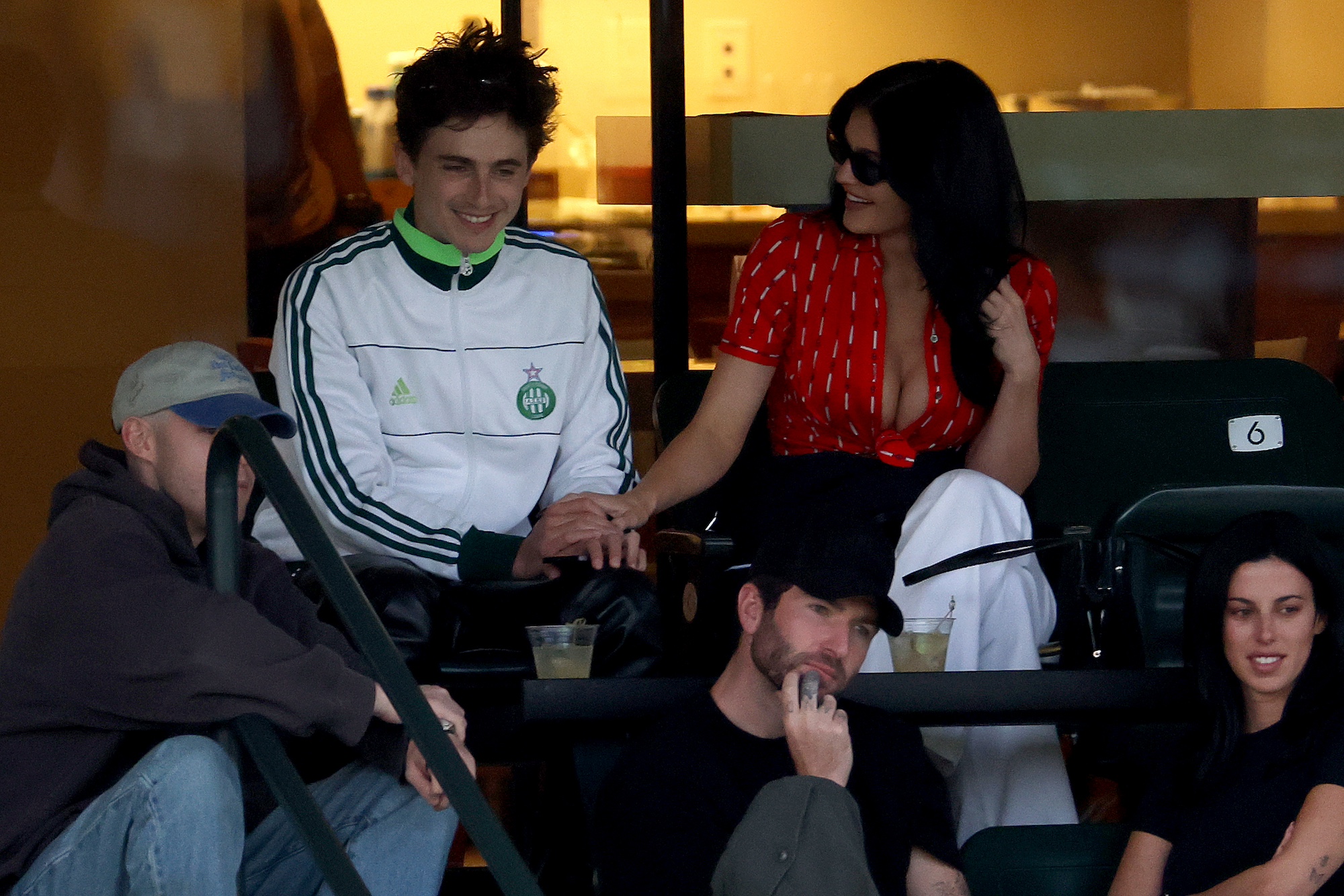 Kylie Jenner and Timothee Chalamet Bring Their PDA-Filled Relationship to a Tennis Match
