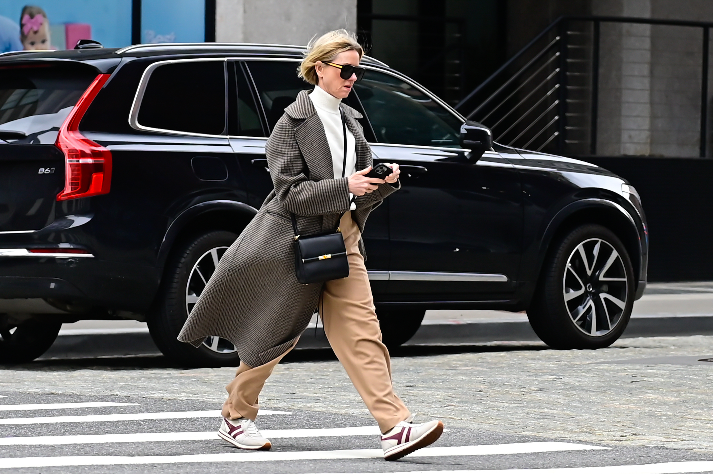 Naomi Watts is seen on March 26, 2025 in New York City.