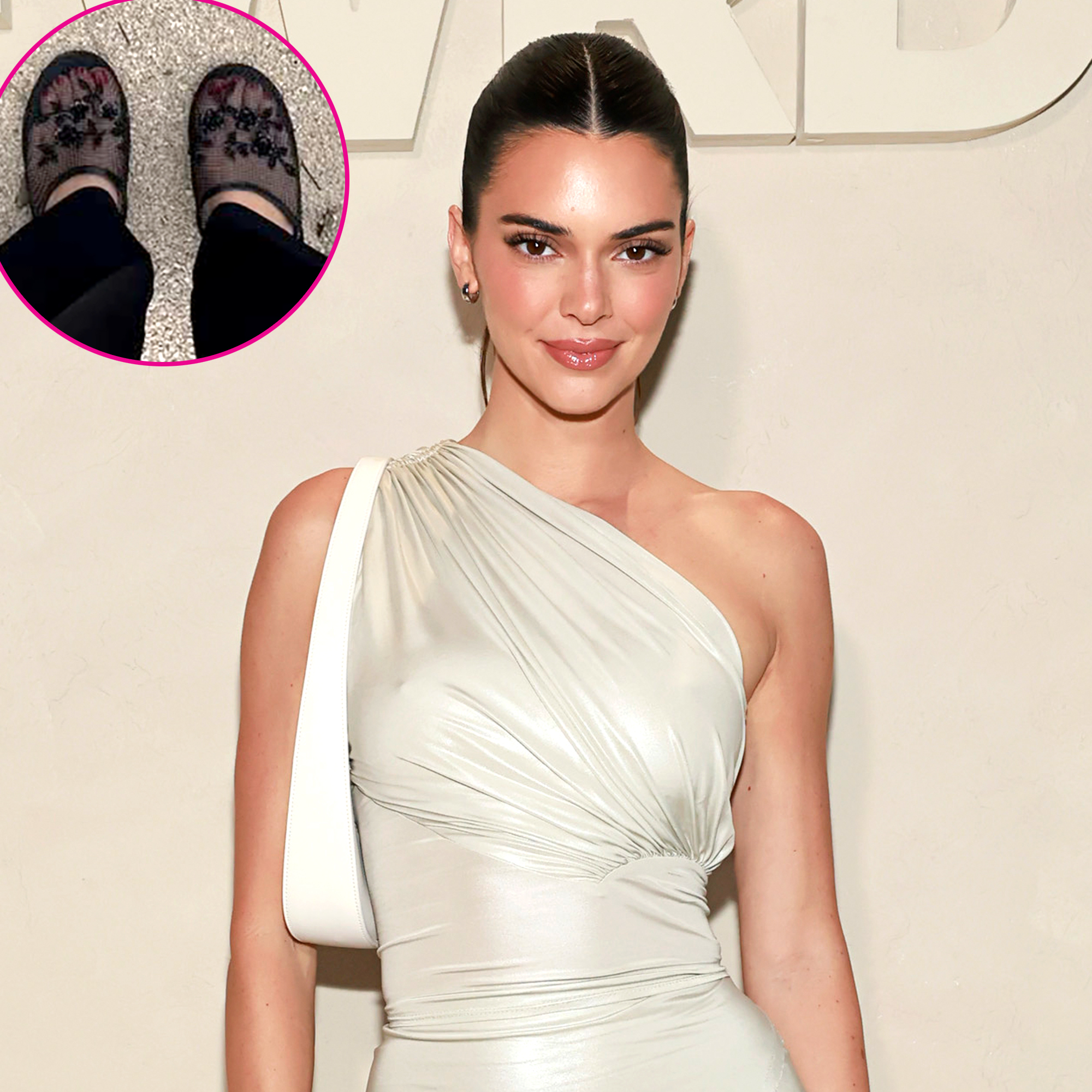 PROMO Kendall Jenner Elevates the Affordable Slide With a Polished Pedi