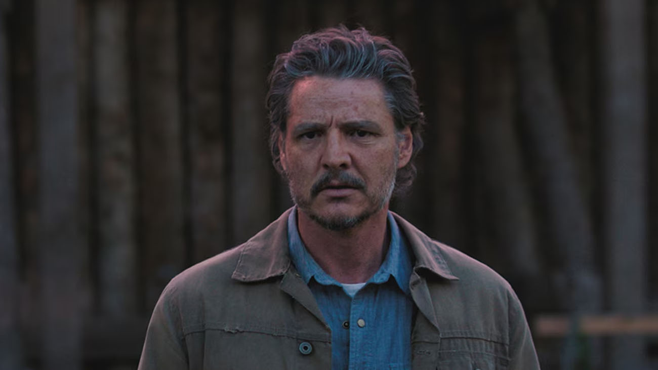 Pedro Pascal stares ahead in The Last of Us Season 2.