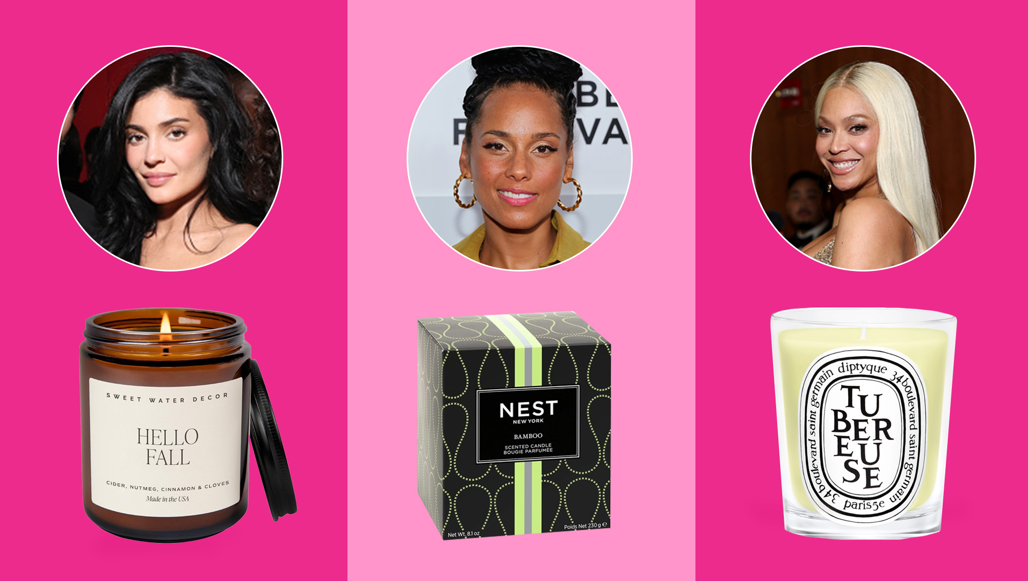 Celebs favorite candles: Kylie Jenner, Alicia Keys, Beyonce