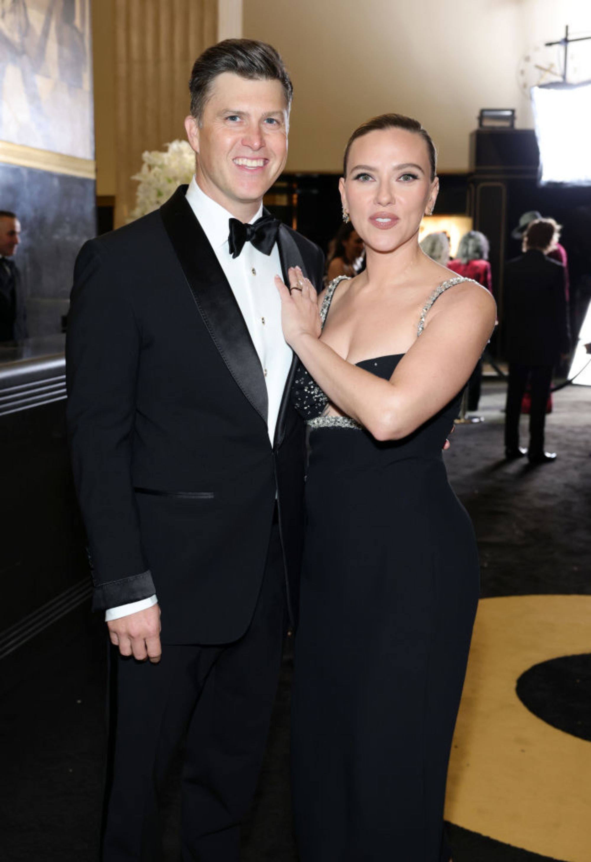 Scarlett Johansson and Colin Jost