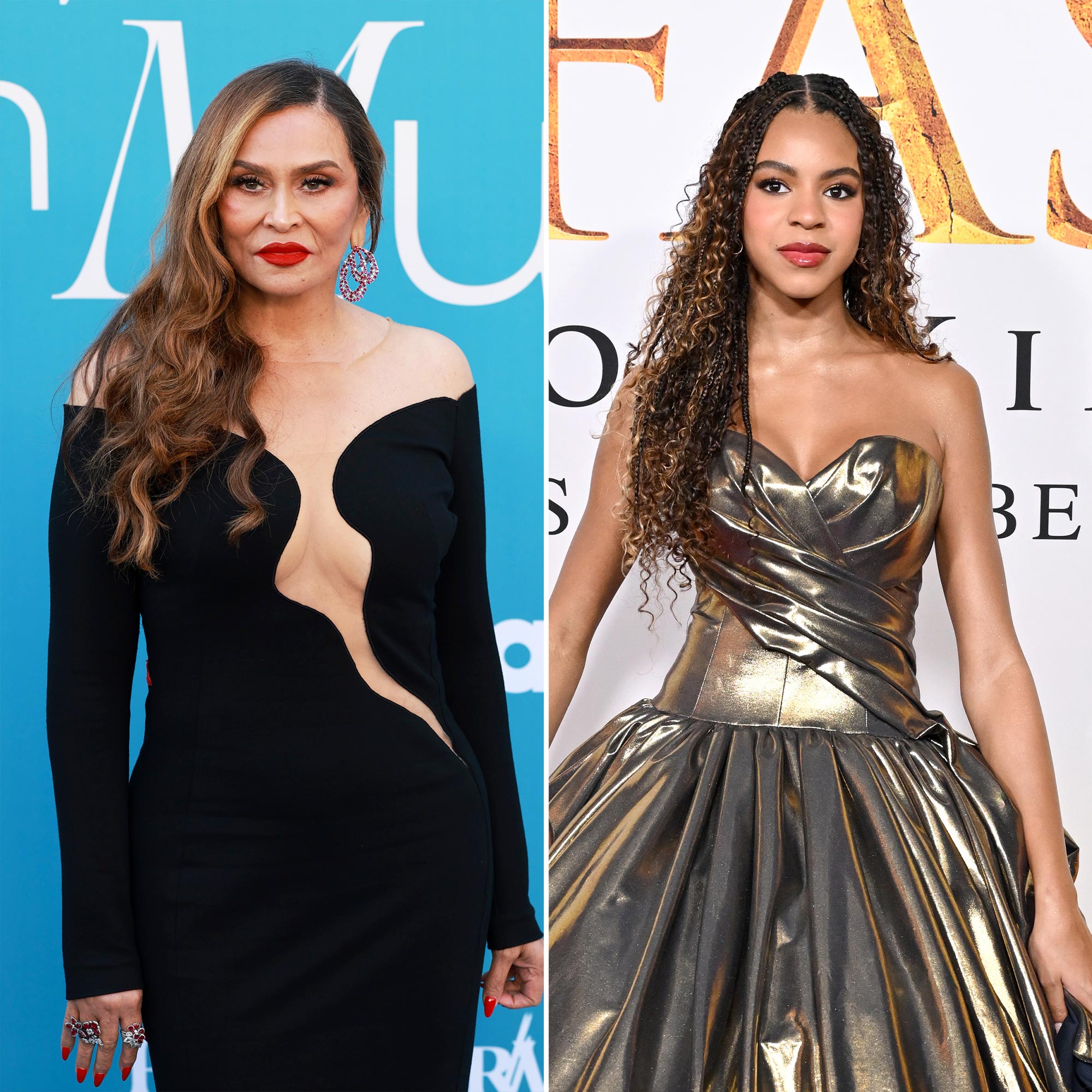 Blue Ivy Helps Tint Tina Knowles Eyebrows