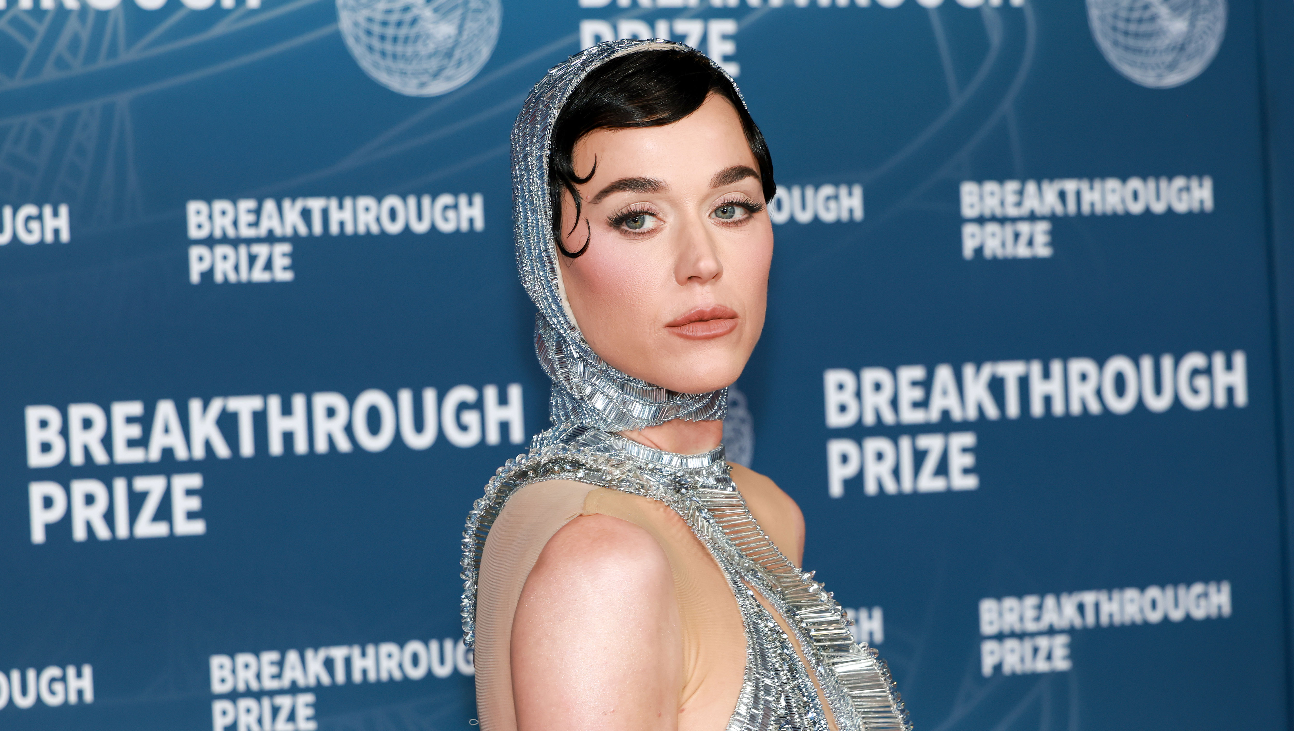 SANTA MONICA, CALIFORNIA - APRIL 05: Katy Perry attends the 11th Breakthrough Prize Ceremony at Barker Hangar on April 05, 2025 in Santa Monica, California. (Photo by Matt Winkelmeyer/FilmMagic)
