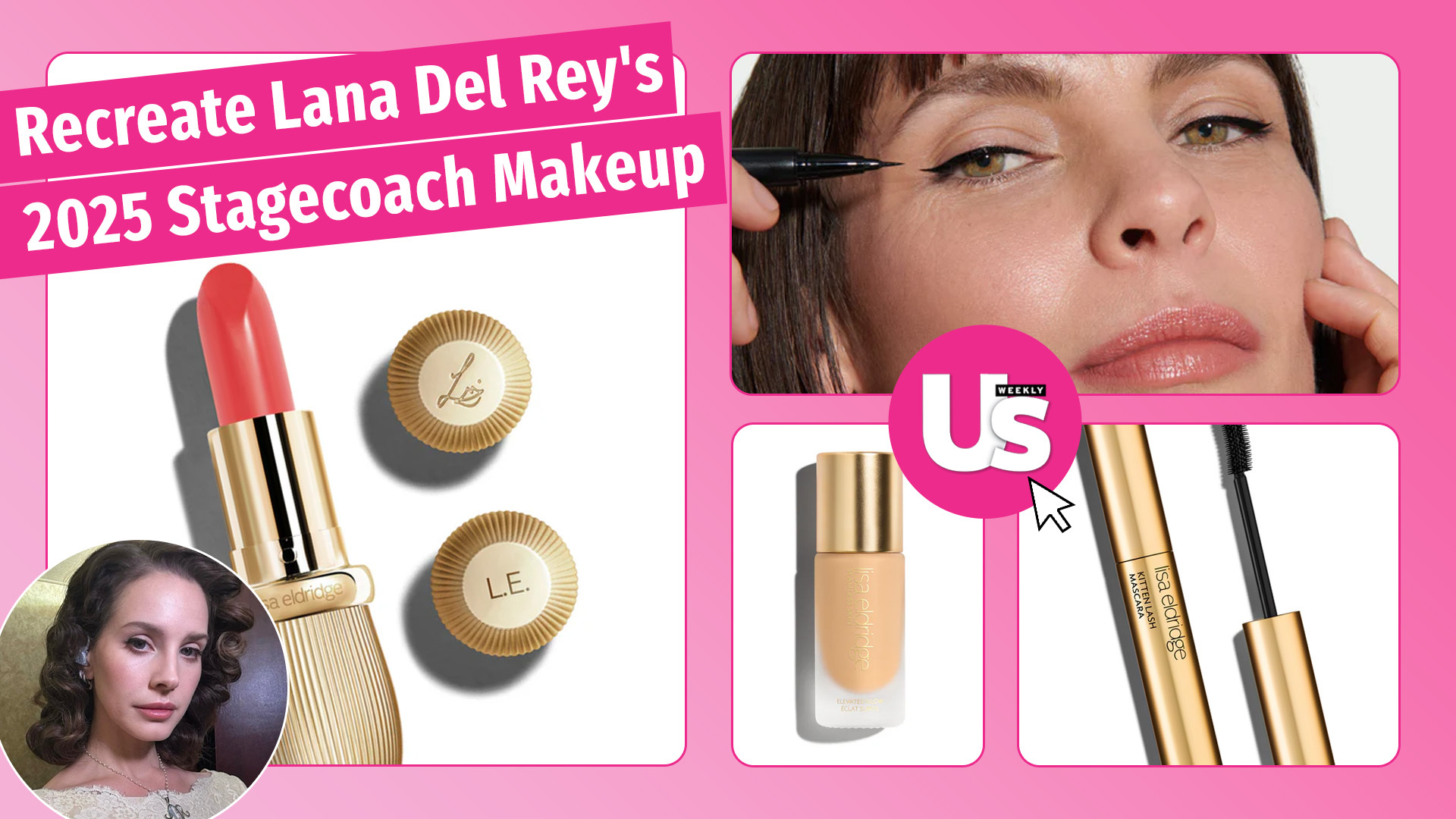 Lana Del Rey Stagecoach Makeup
