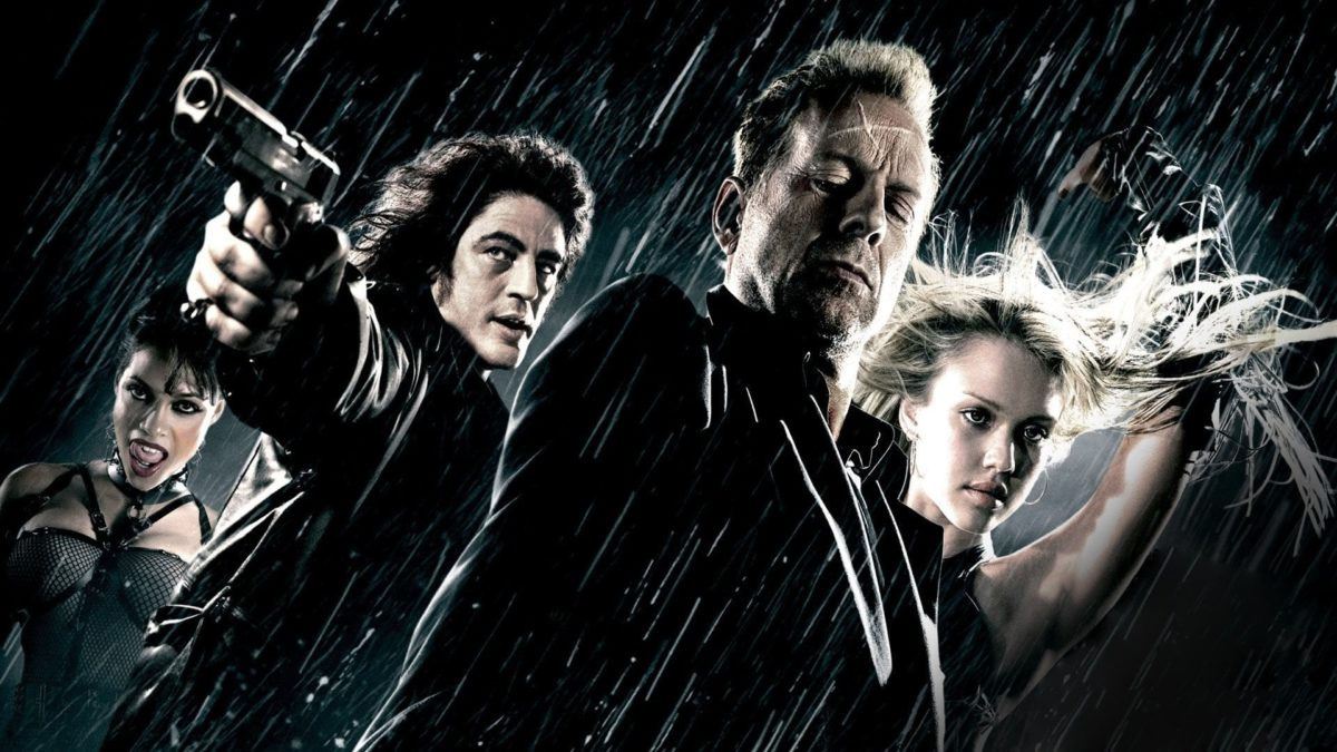 The cast of Sin City from the film's poster.
