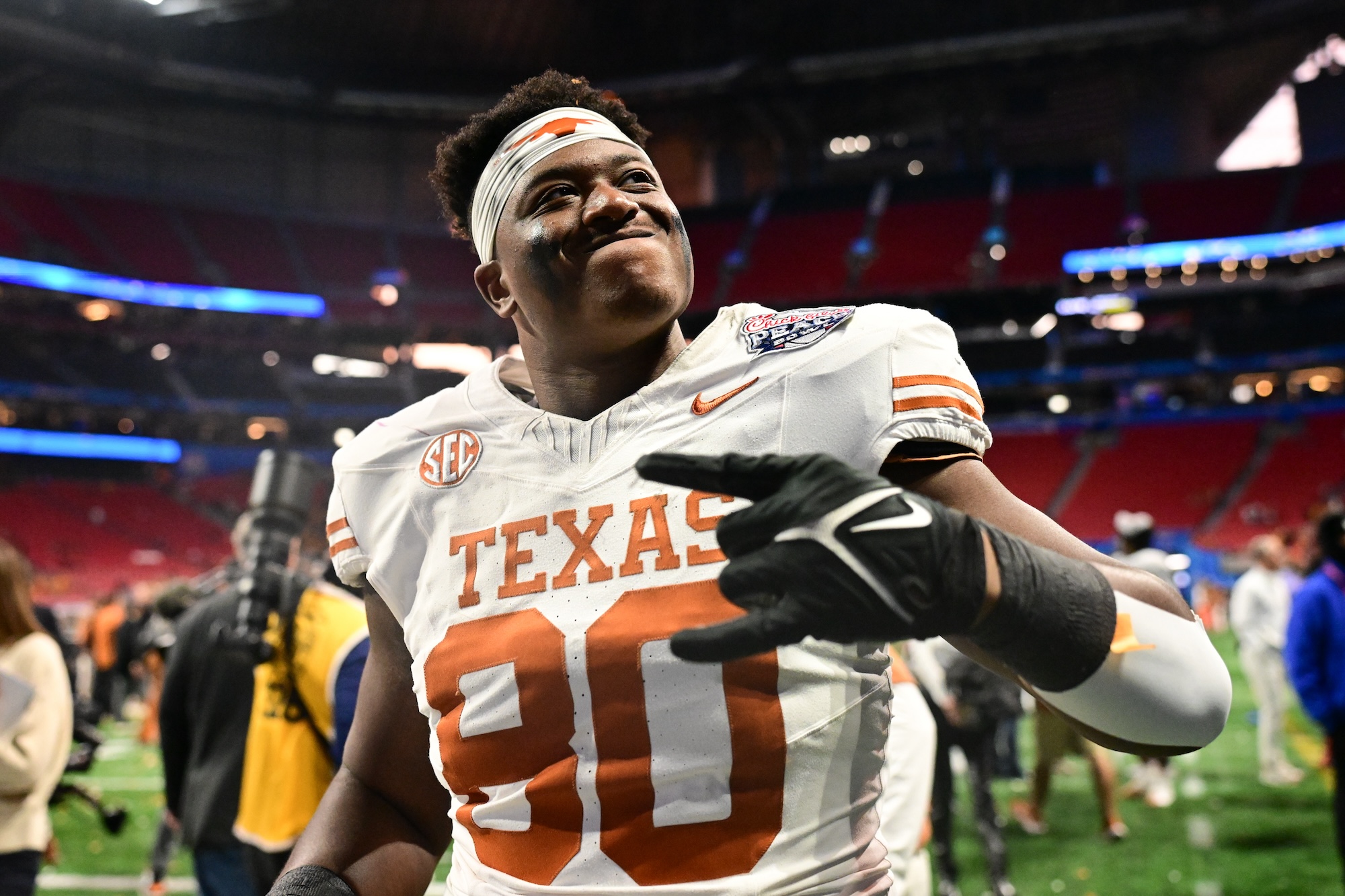 Saints Newcomer Kelvin Banks Jr.'s Baby Son Vomits on TV as Dad Is Drafted
