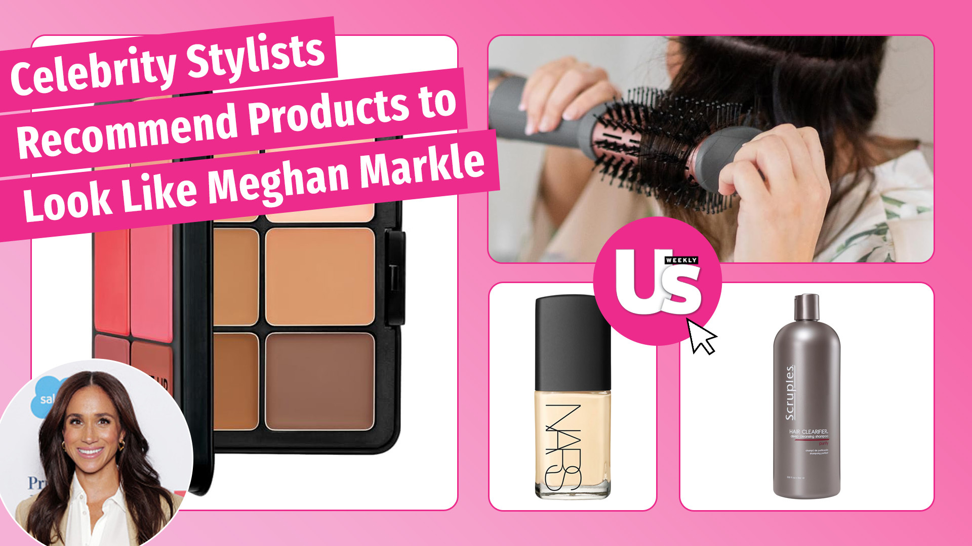 Tips to get Meghan Markle's hair and makeup.