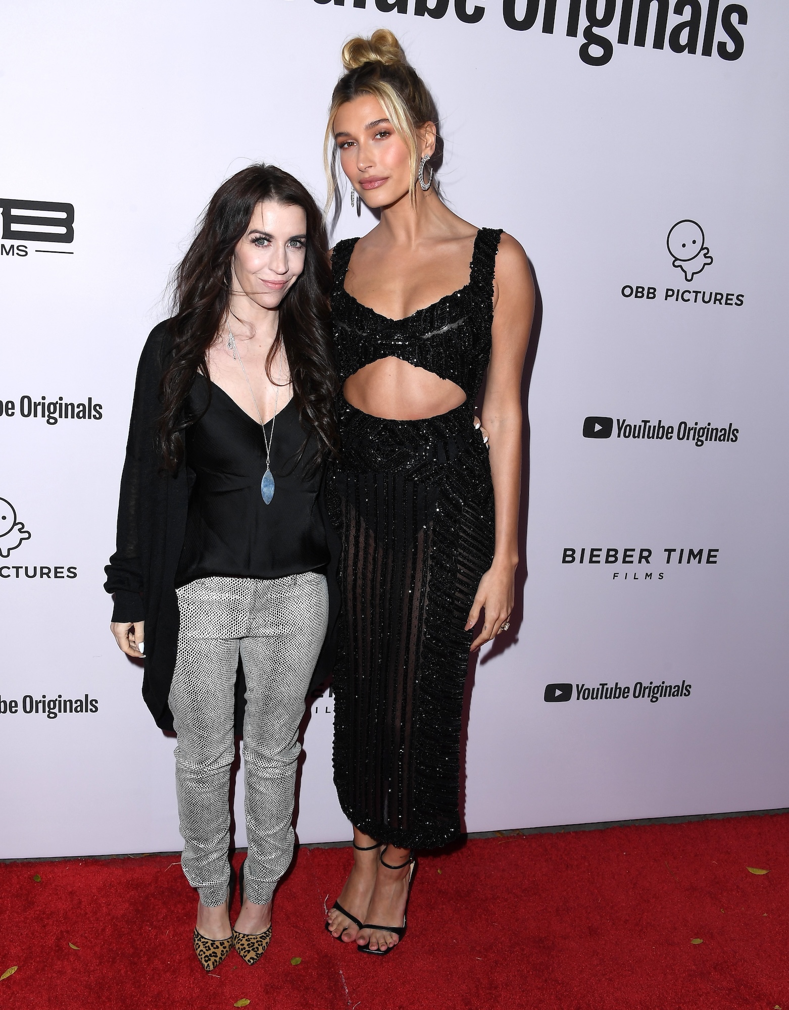 Pattie Mallette and Hailey Bieber