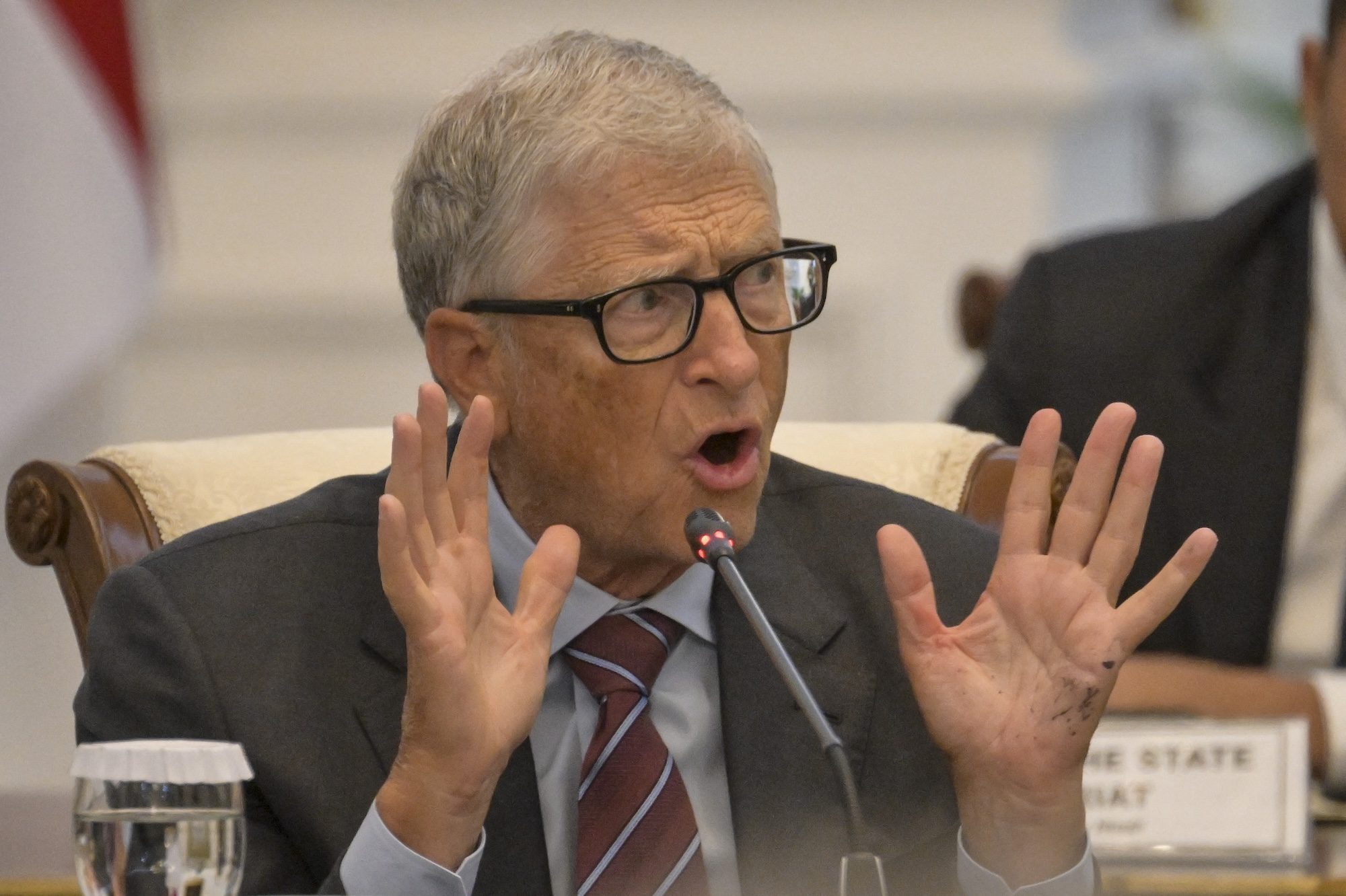 Bill Gates in Indonesia, 2025