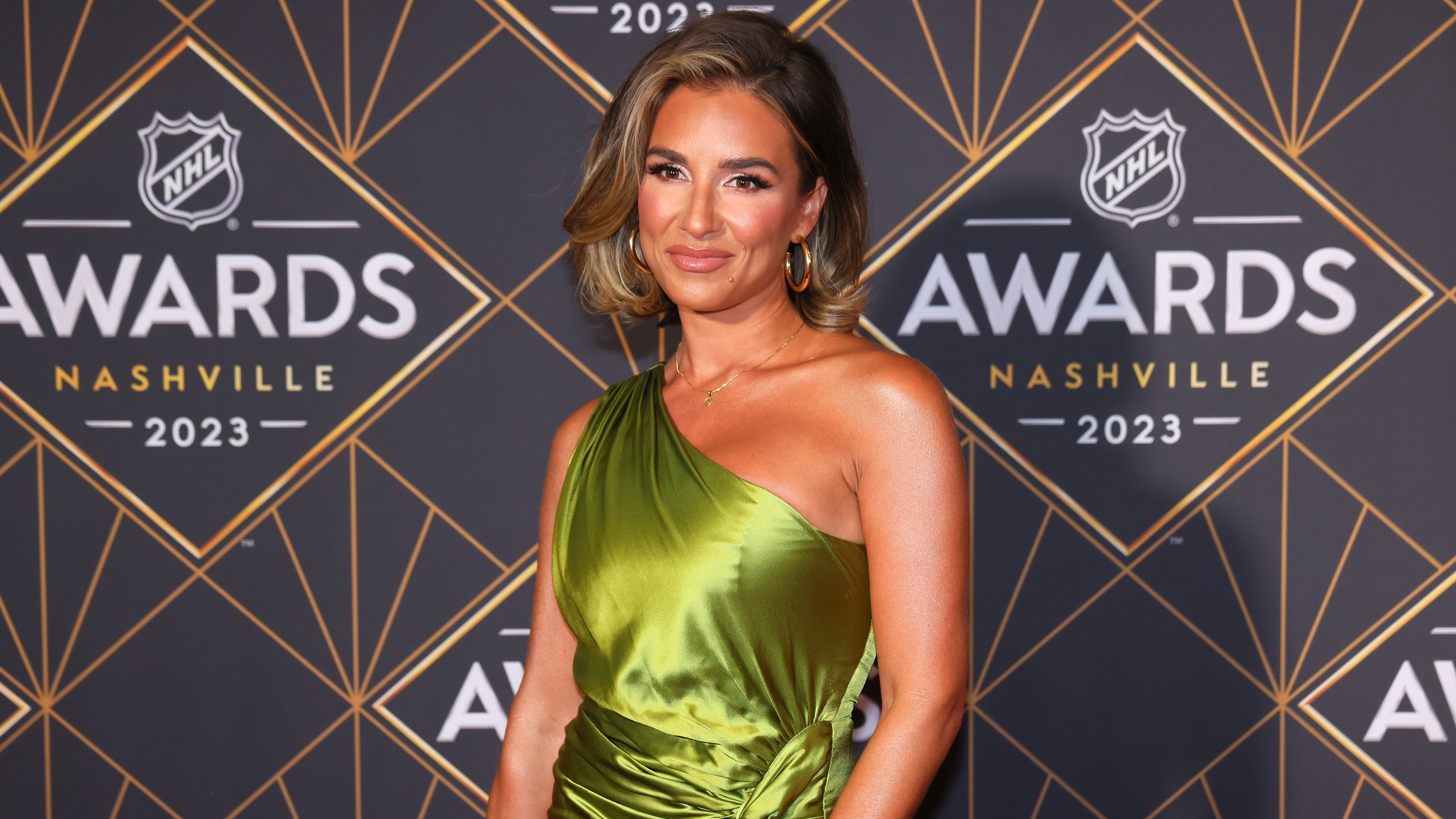 NASHVILLE, TENNESSEE - JUNE 26: Jessie James Decker is seen on the Red Carpet before the 2023 NHL Awards at Bridgestone Arena on June 26, 2023 in Nashville, Tennessee. (Photo by Bruce Bennett/Getty Images)