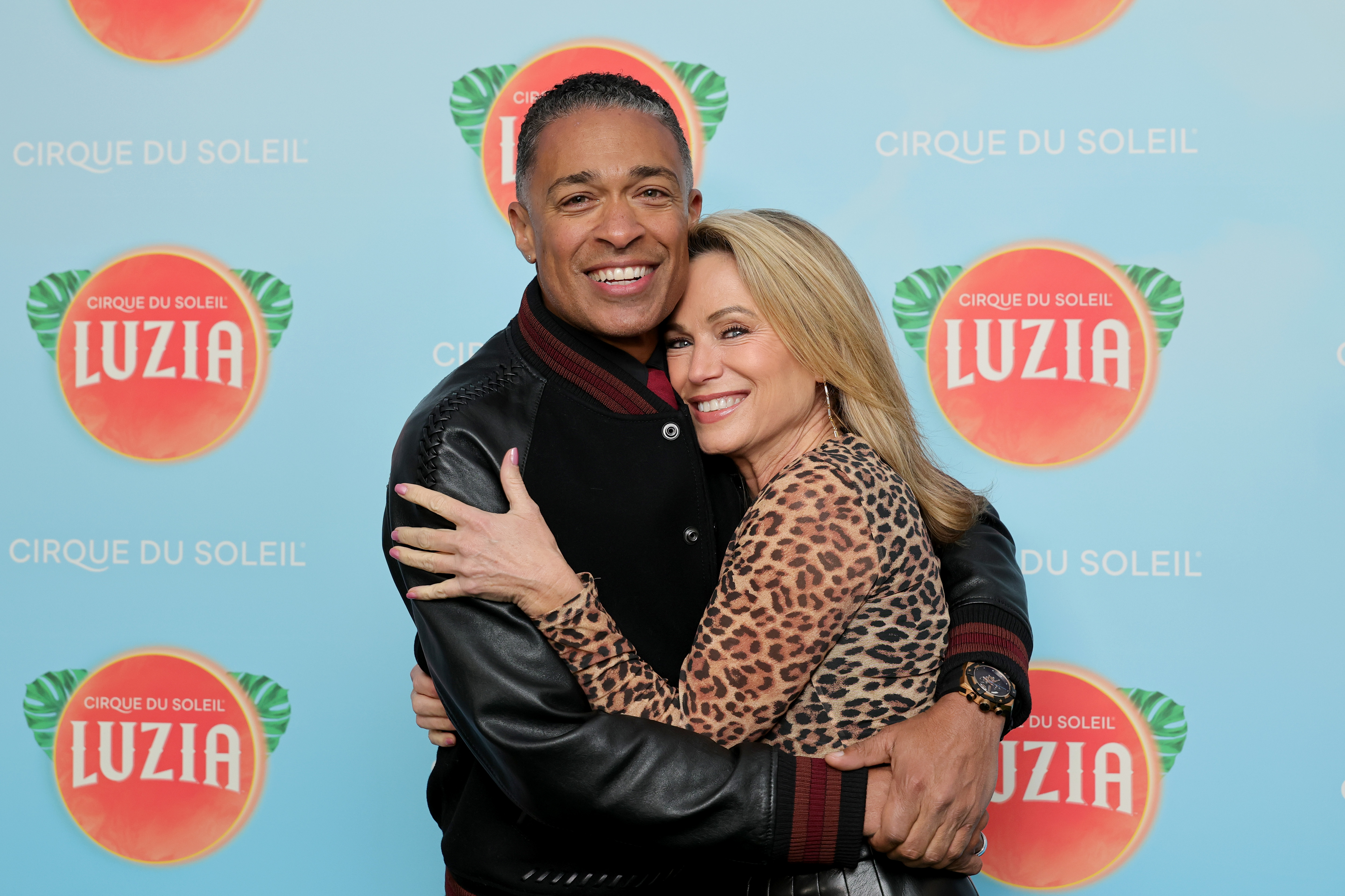 T.J. Holmes Refers to Amy Robach as His Spouse