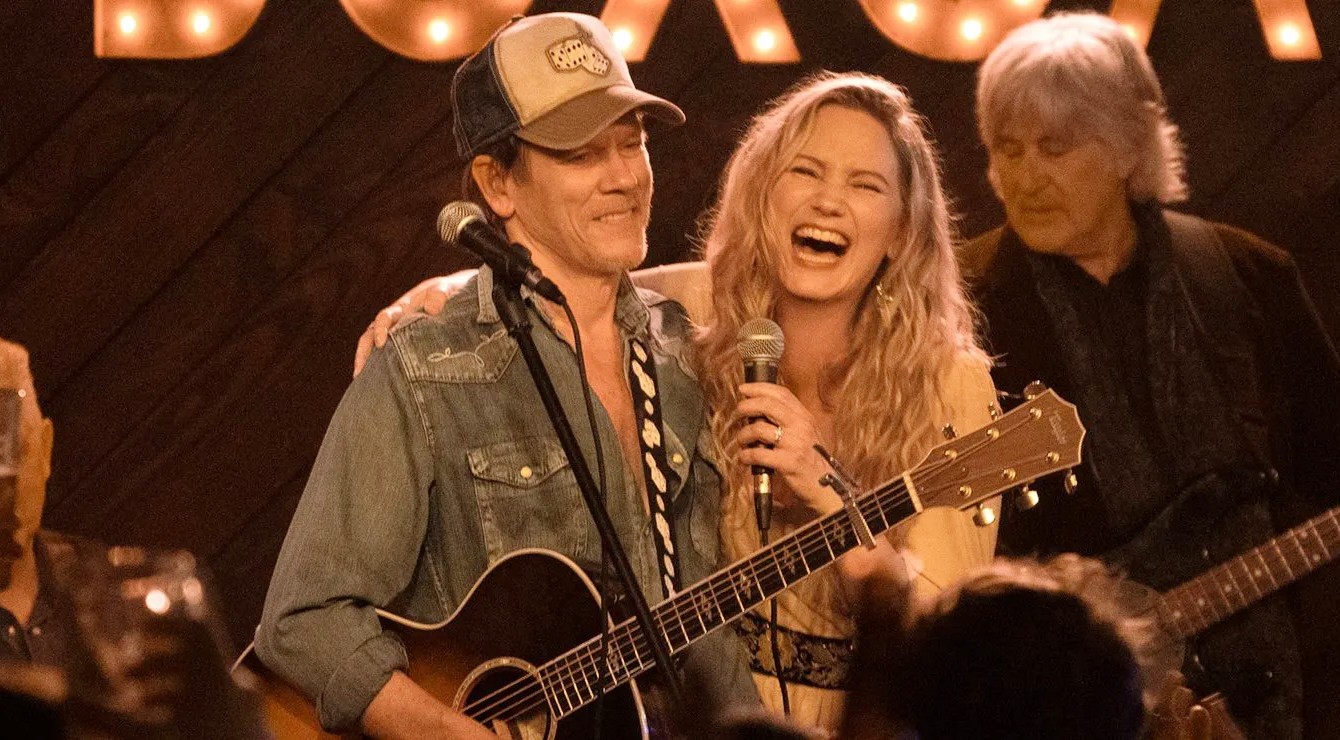 A man and a woman play music in 'The Bondsman.'