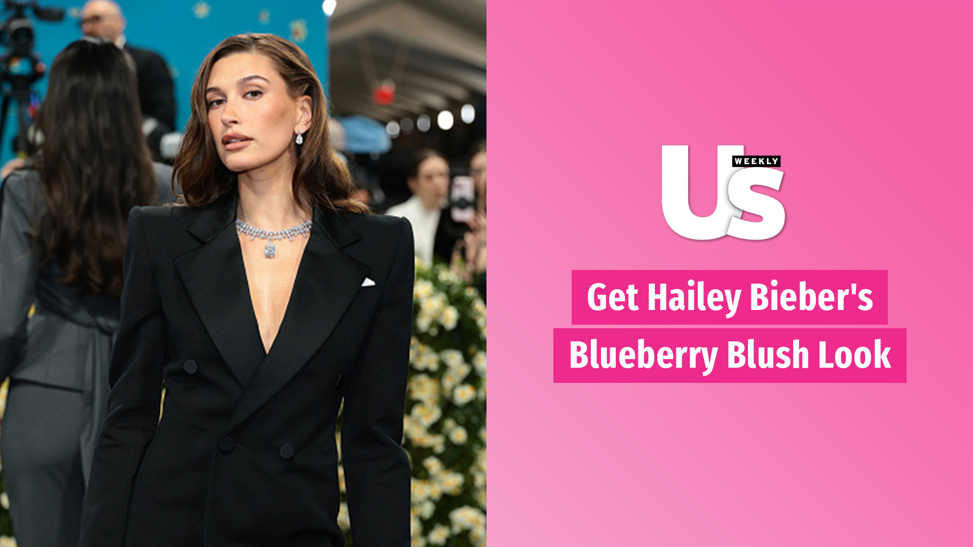 Hailey Bieber blueberry blush
