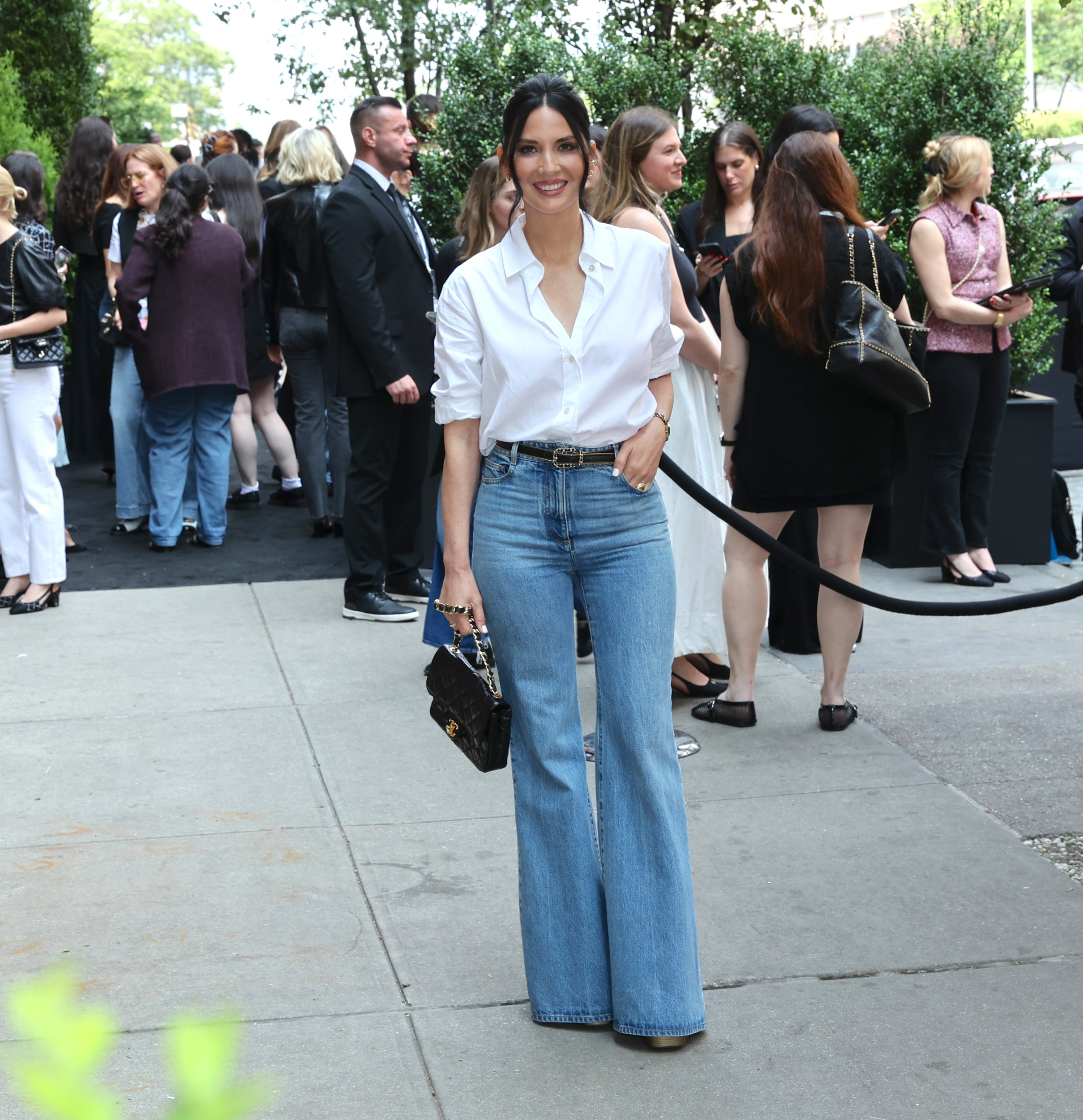 Olivia Munn attends Through Her Lens: The Tribeca CHANEL Women's Filmmaker Program luncheon held at the Greenwich Hotel in Downtown, Manhattan on June 06, 2025 in New York City.