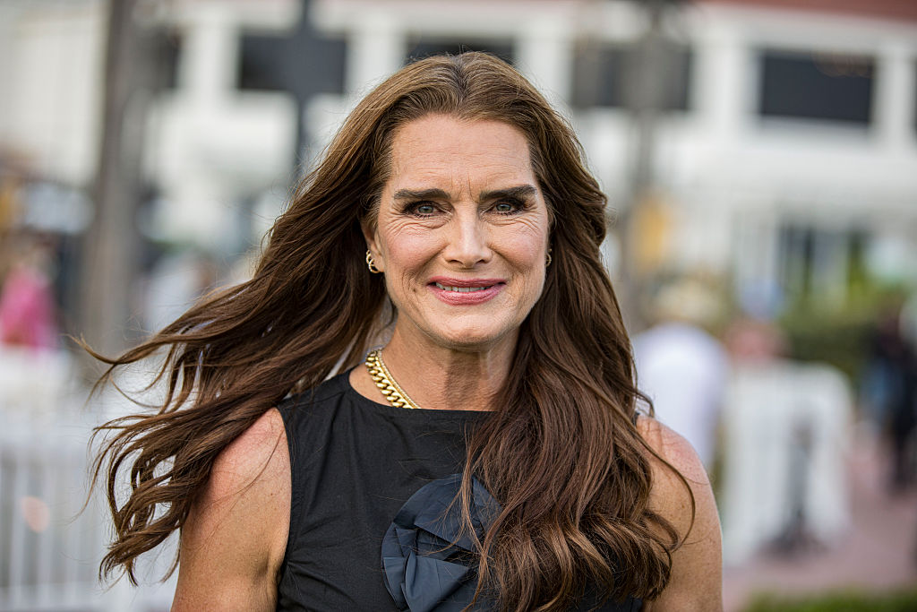 Brooke Shields poses during the Hotel Del Coronado Grand Opening Event on June 18, 2025 in Coronado, California.