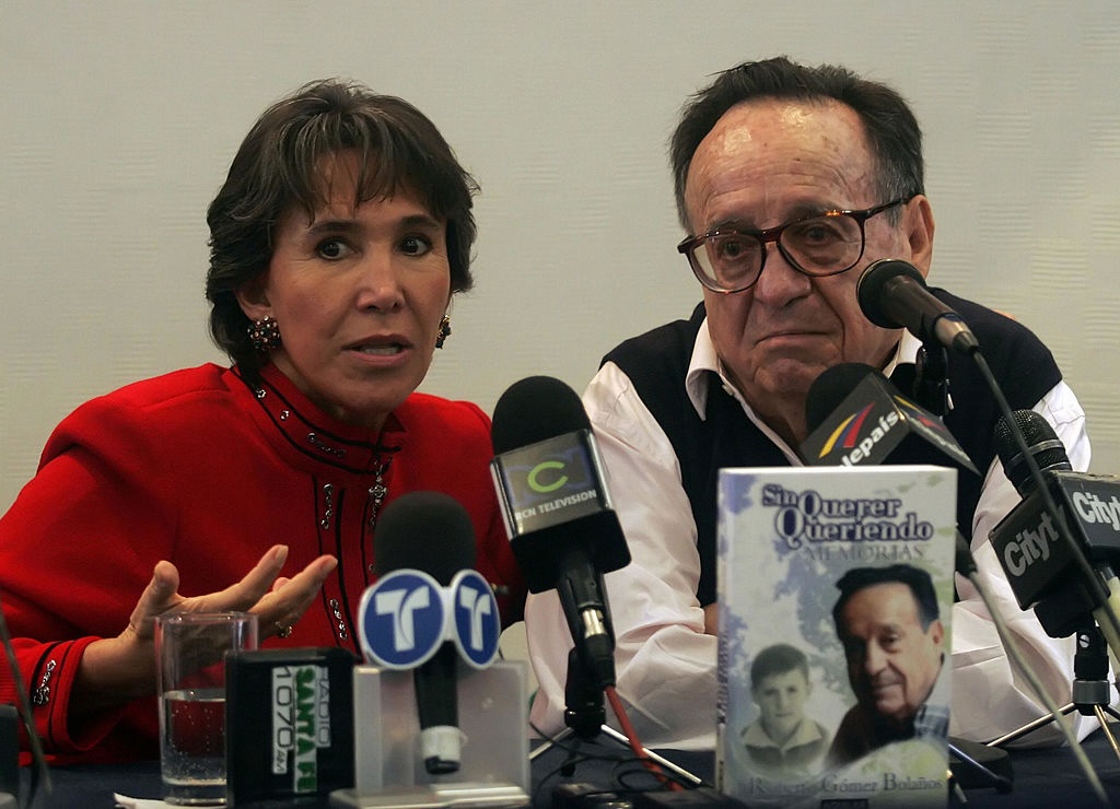 Florinda Meza y Roberto Gómez Bolaños (foto de archivo)