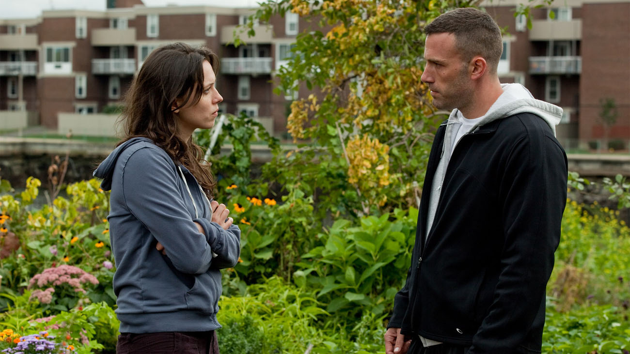 Rebecca Hall and Ben Affleck in The Town