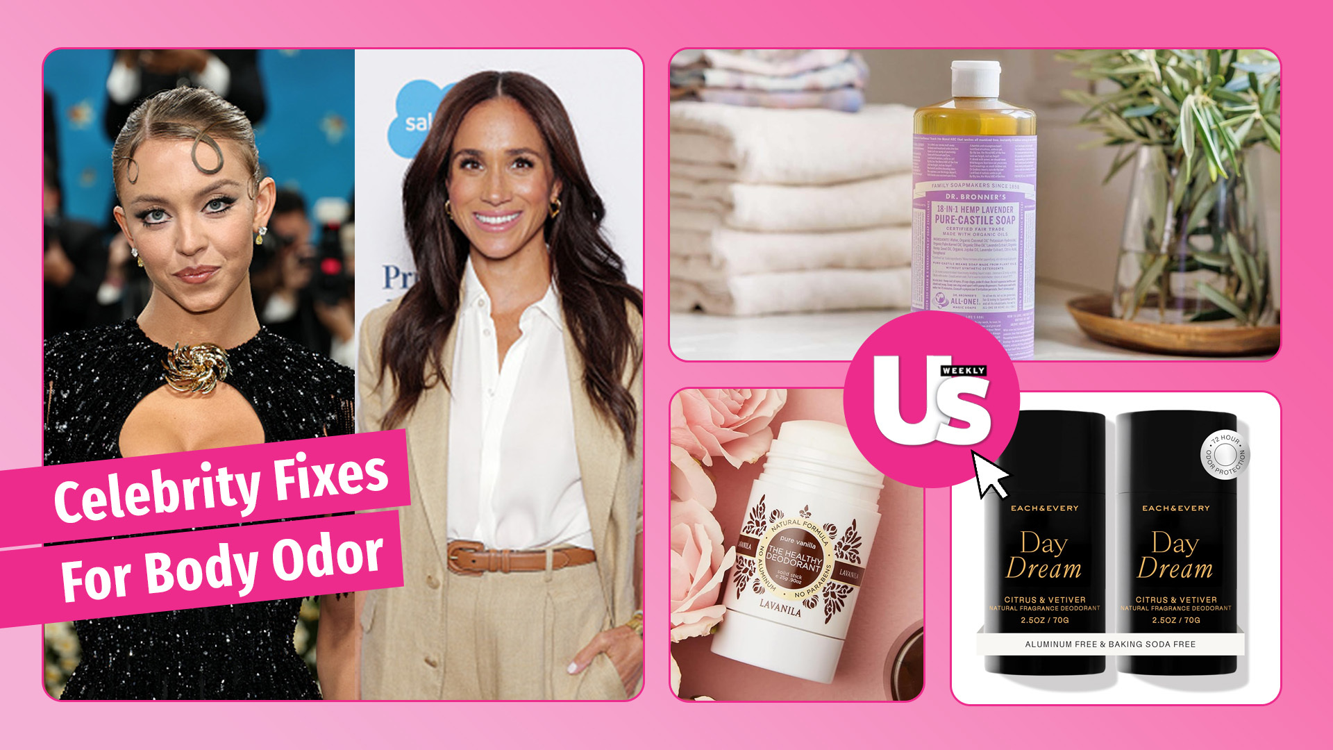 Celebrities with Body Odor and Their Deodorant
