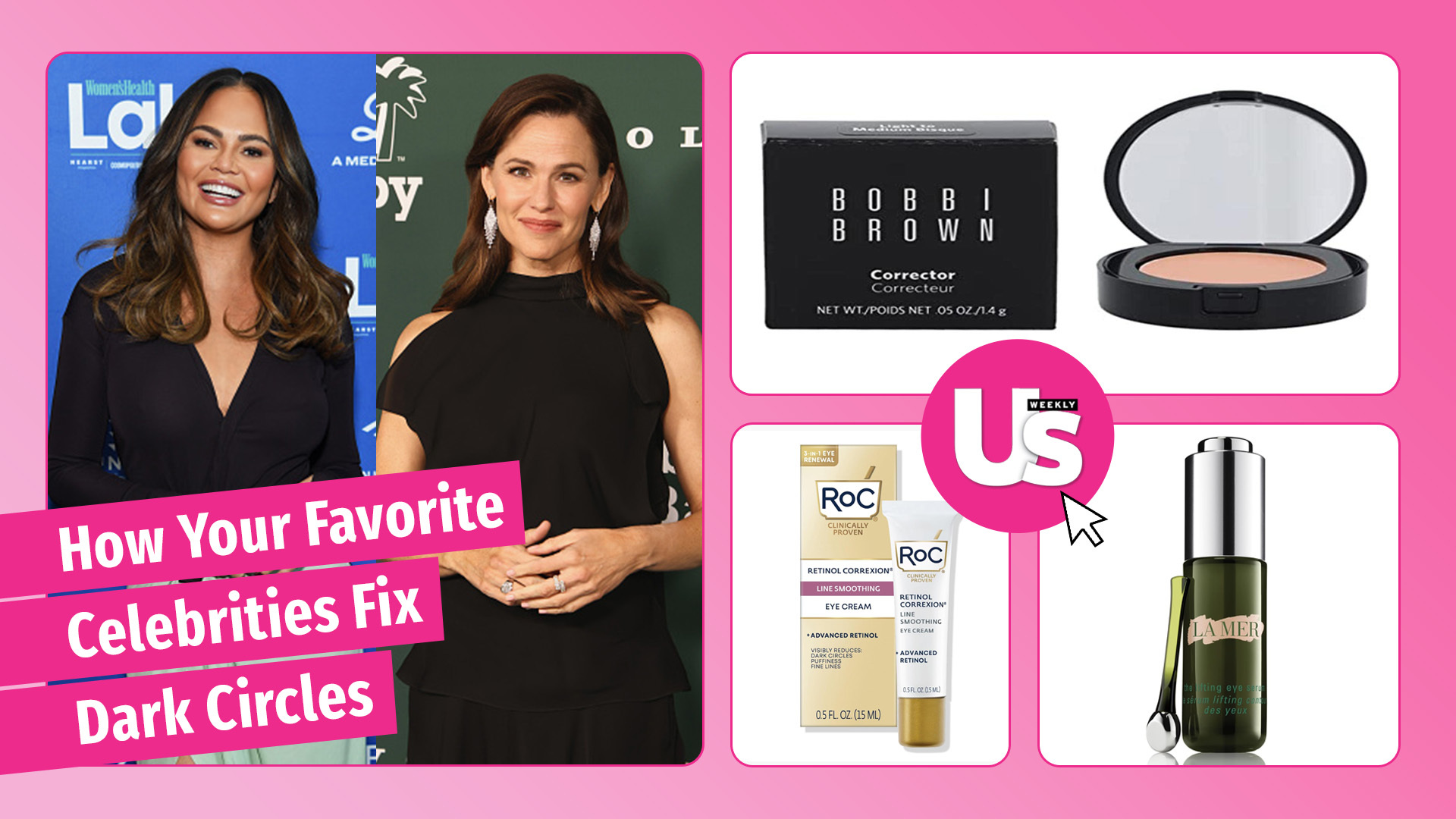 Celebrities with dark circles