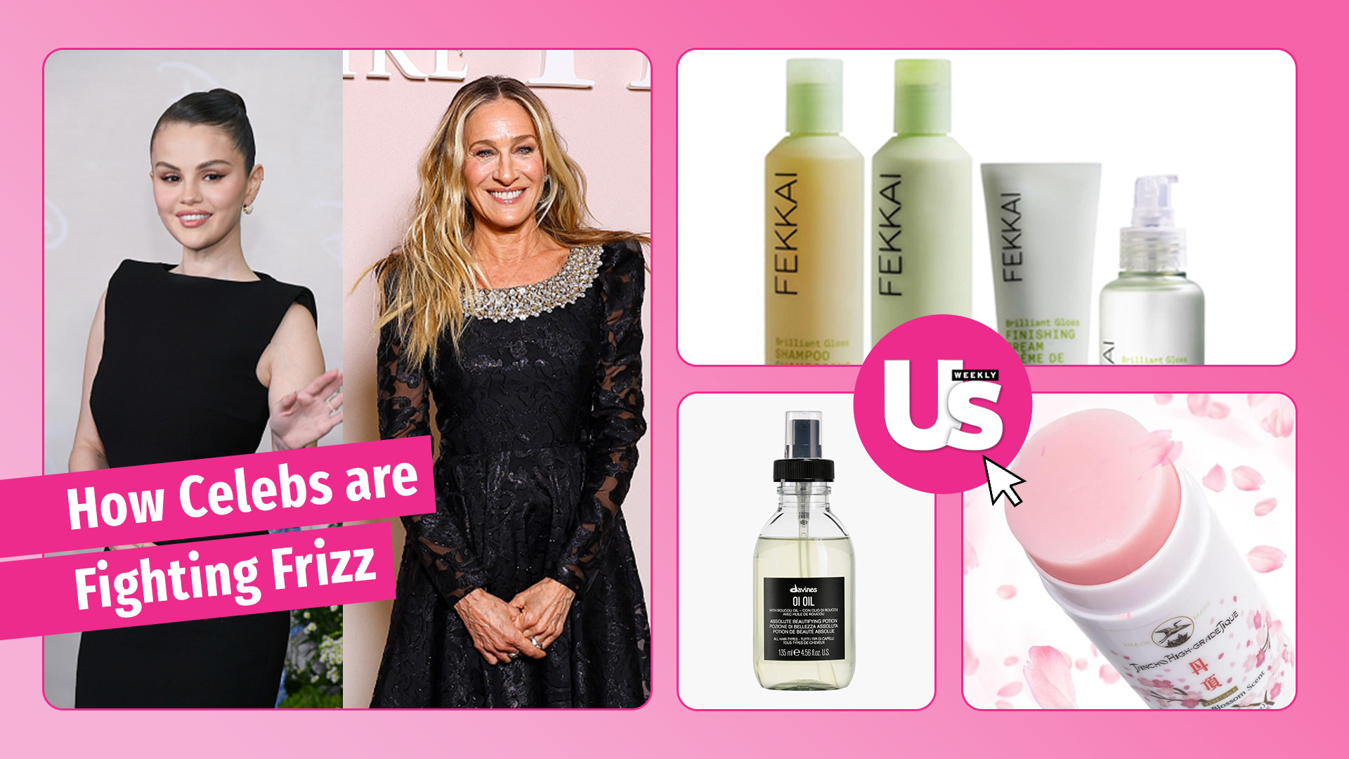 Celebrities with frizzy hair