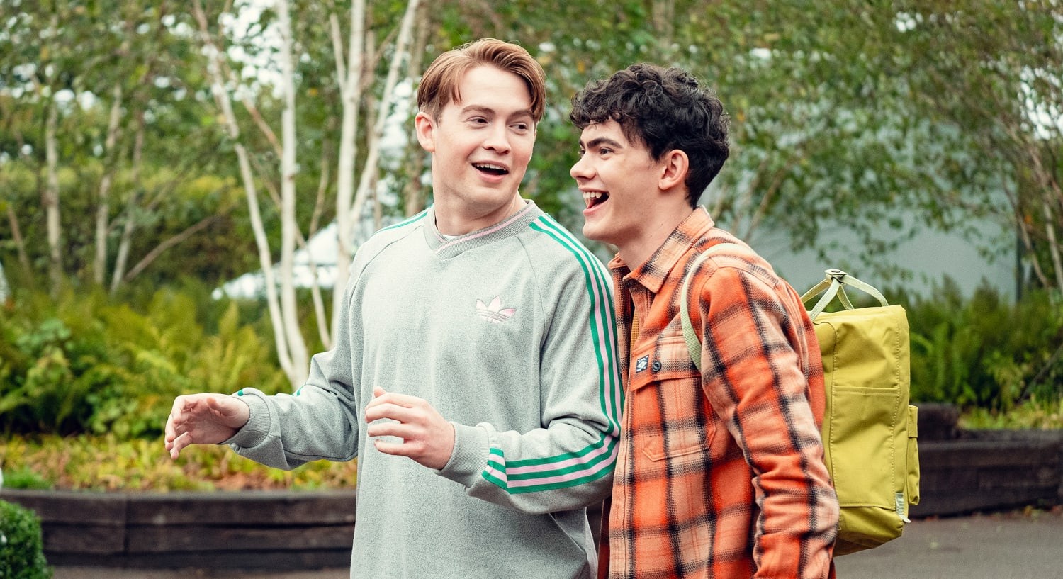 Kit Connor and Joe Locke in Heartstopper season 3