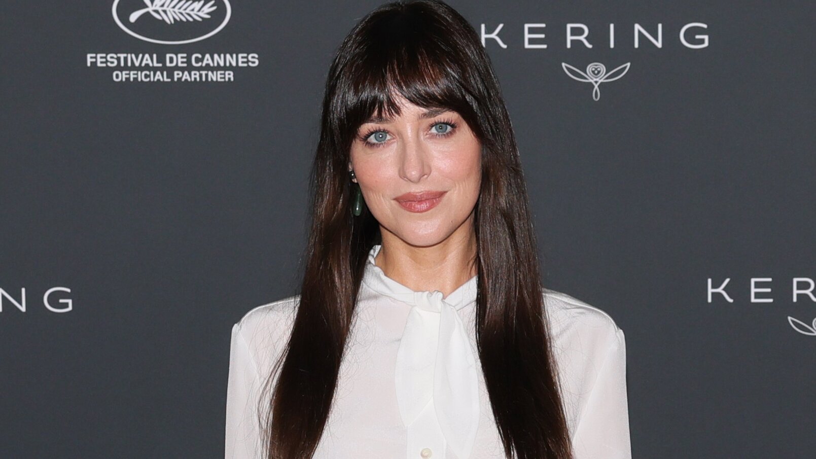 CANNES, FRANCE - MAY 19: Dakota Johnson attends Kering Women in Motion Talk during the 78th annual Cannes Film Festival at Majestic Hotel on May 19, 2025 in Cannes, France.