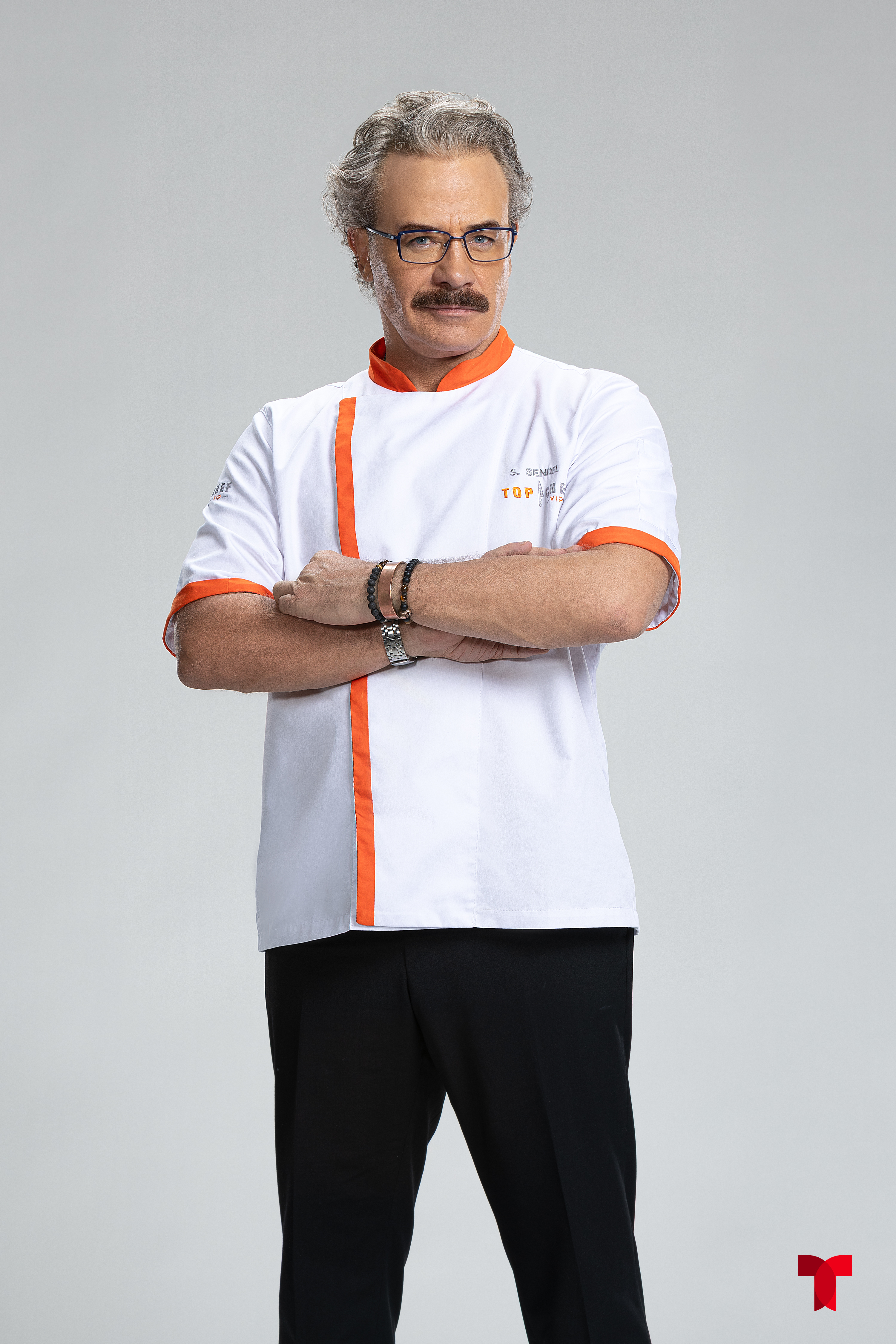 Actor Sergio Sendel en Top Chef VIP 4.