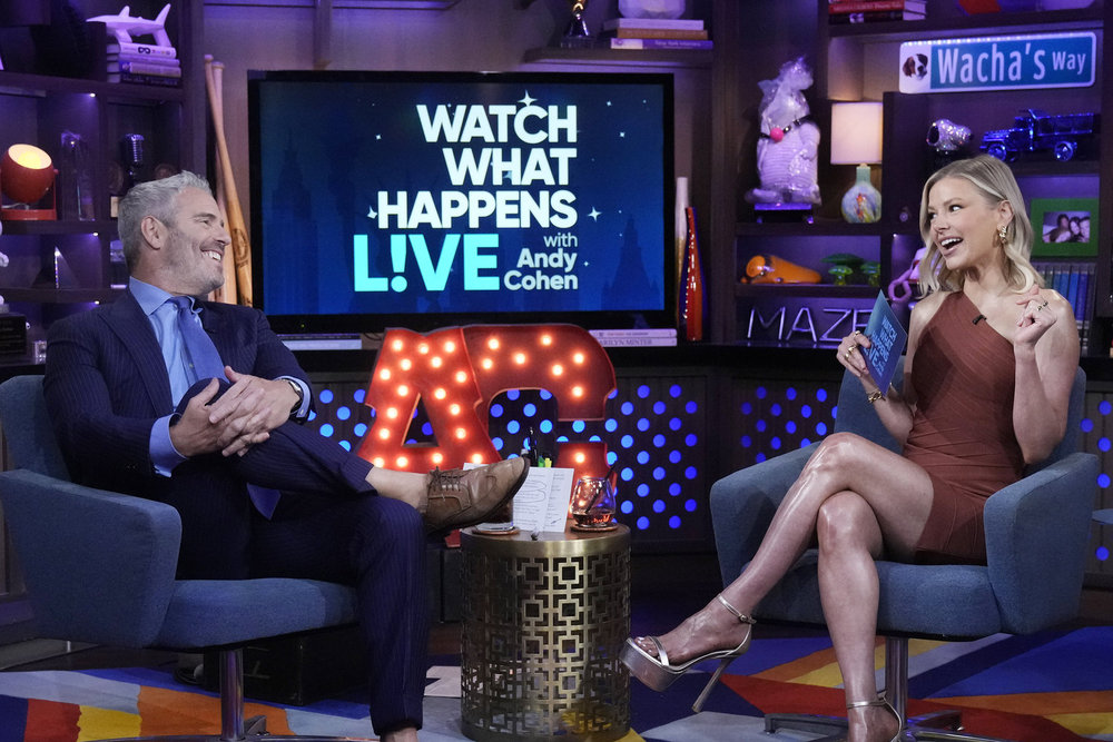 Ariana Madix and Andy Cohen