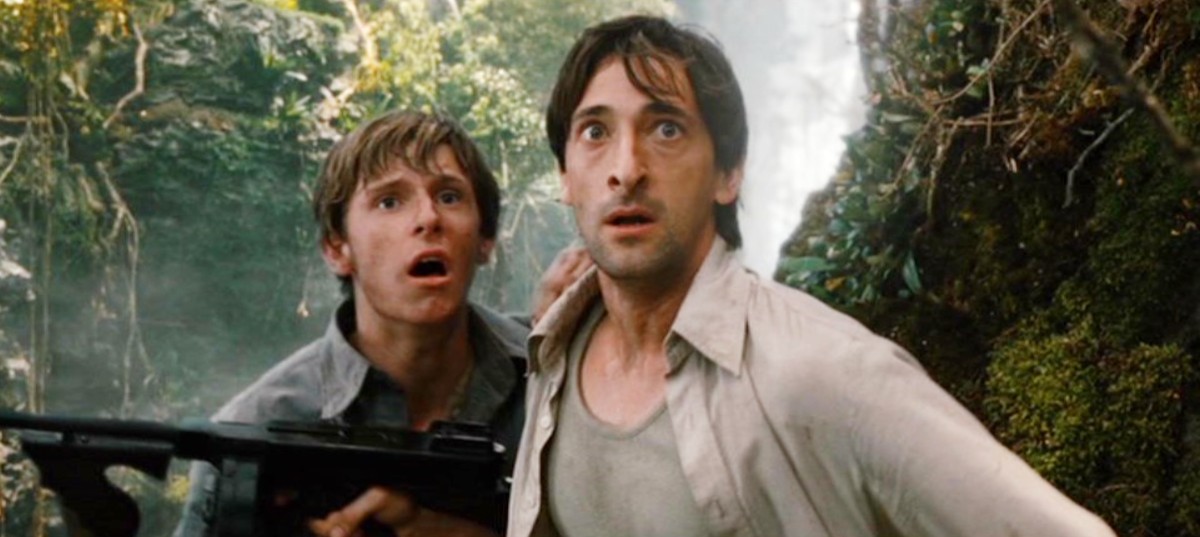 Jamie Bell and Adrien Brody in King Kong