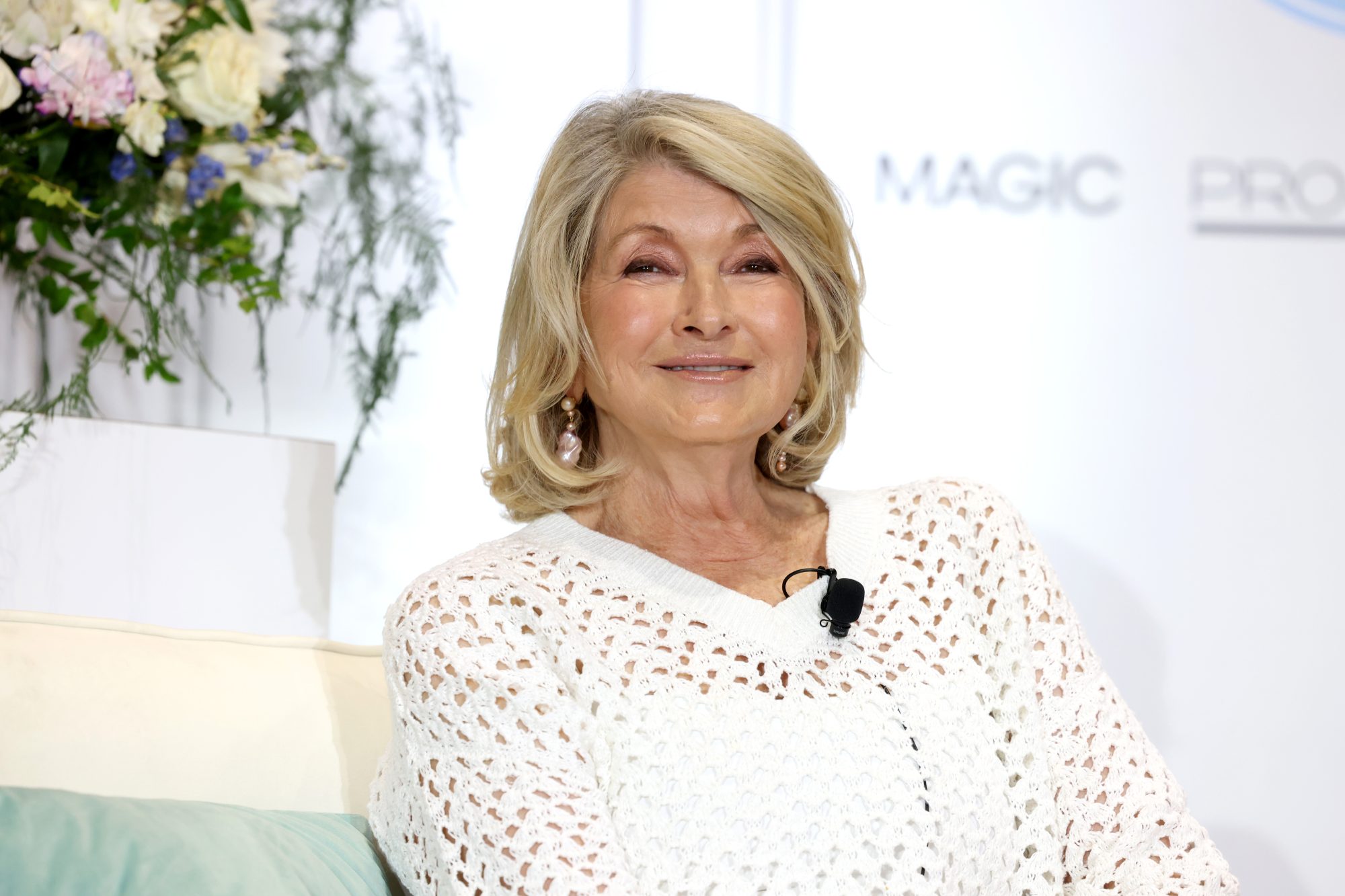 LAS VEGAS, NEVADA - AUGUST 07: Martha Stewart speaks during a keynote conversation at Magic, Project and Sourcing at Magic Las Vegas at the Las Vegas Convention Center on August 07, 2023 in Las Vegas, Nevada. (Photo by Gabe Ginsberg/Getty Images)